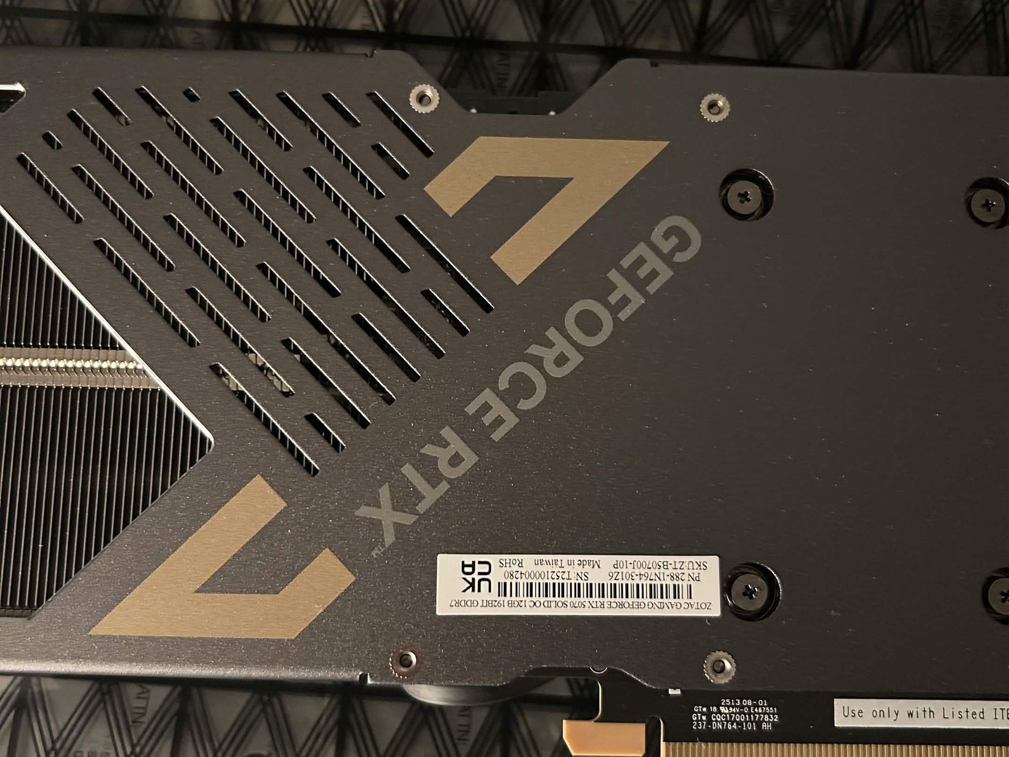 Zotac GAMING GeForce RTX 5070 SOLID CORE OC