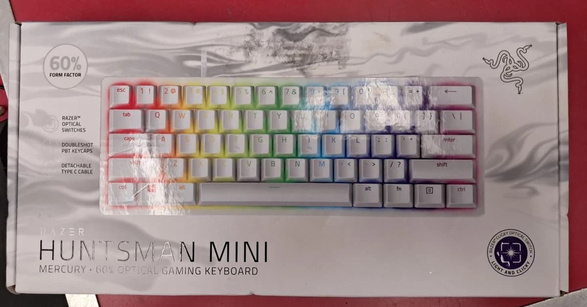 Razer Huntsman Mini White Mercury Edition