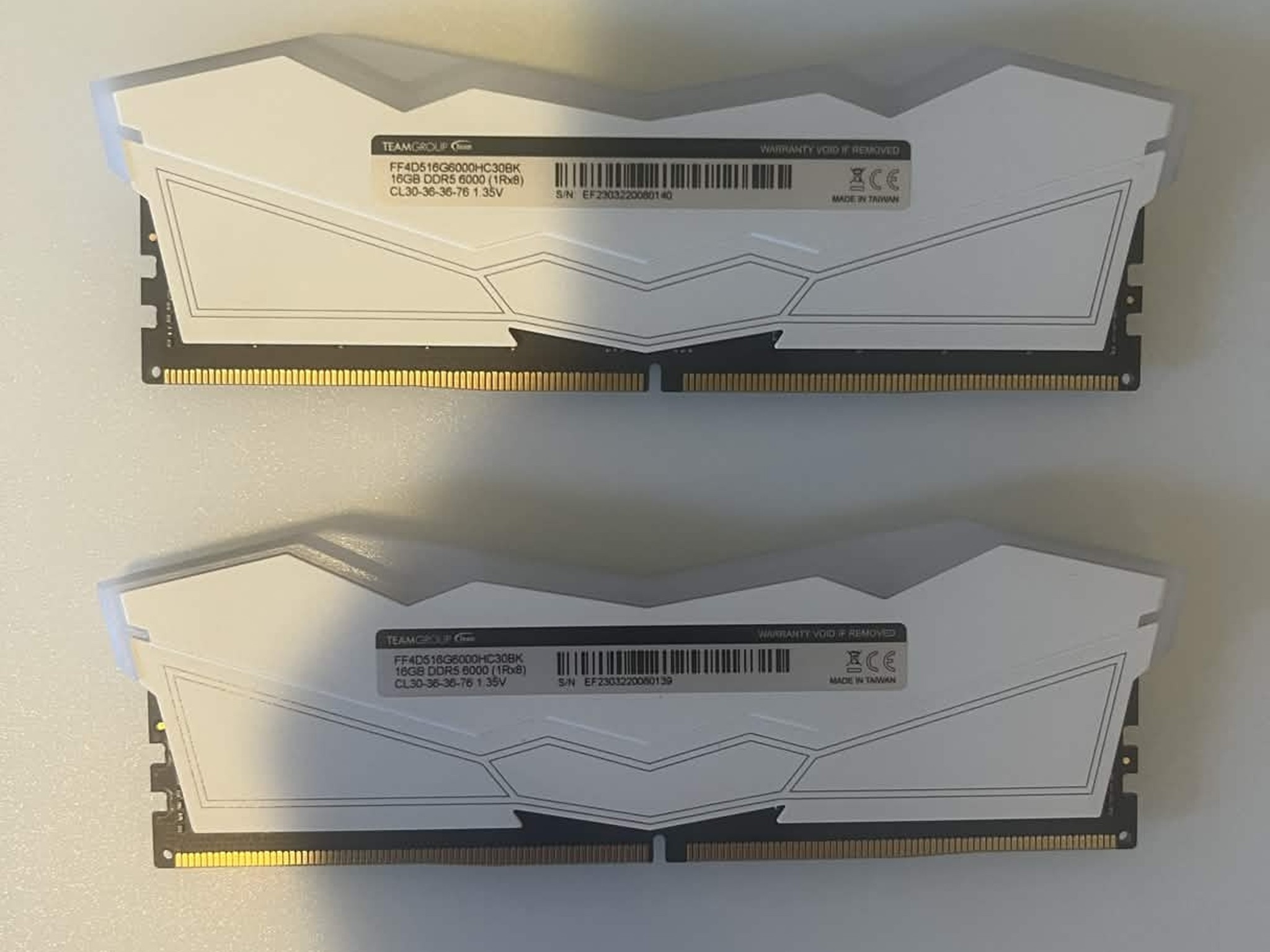 T-Force Delta RGB DDR5 Ram 32GB (2x16GB) 6000MHz PC5-48000 CL30 Intel XMP 3.0 & AMD Expo Compatible