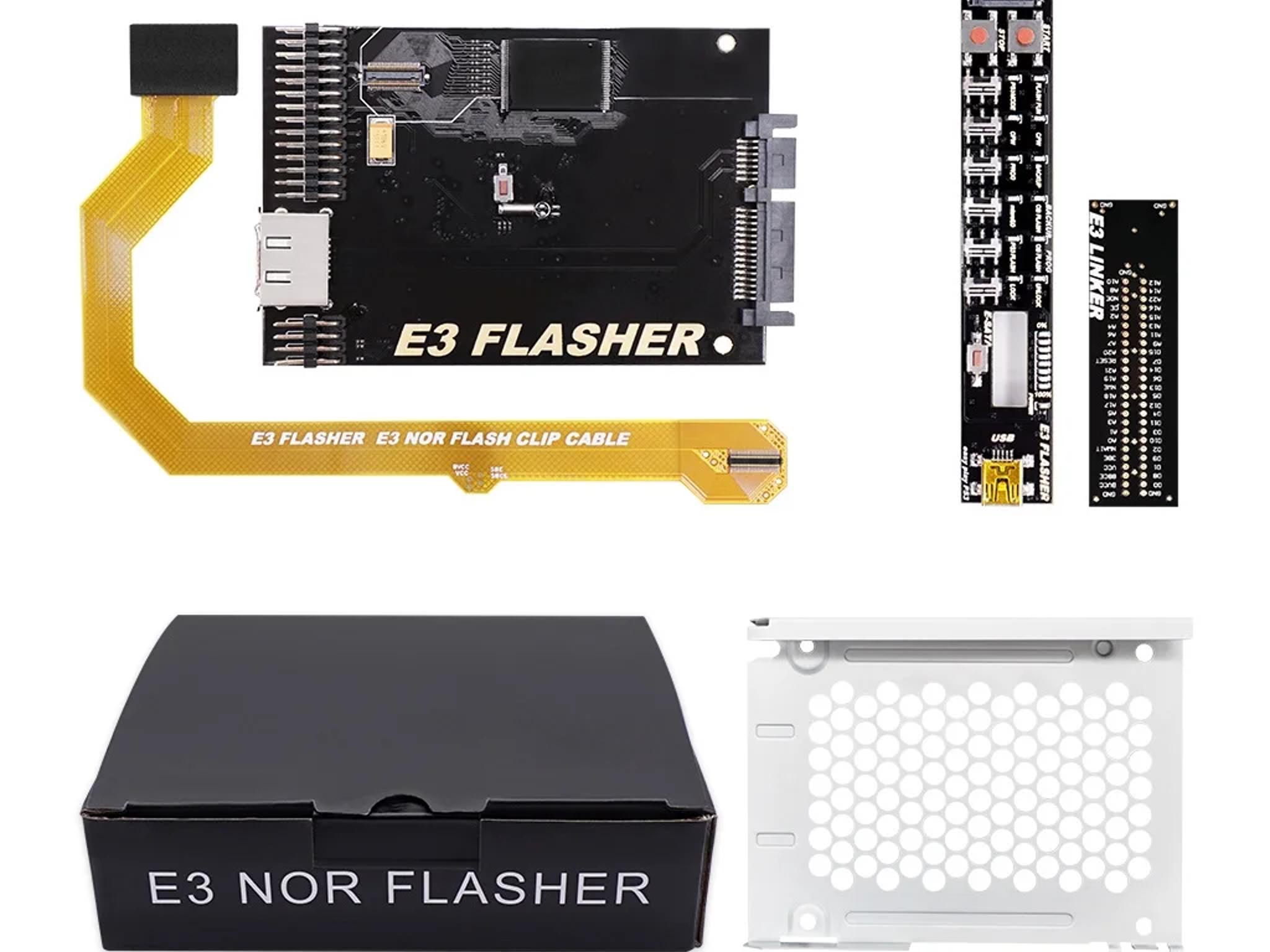 E3 Nor Flasher Downgrade Tool DIY for Flash console