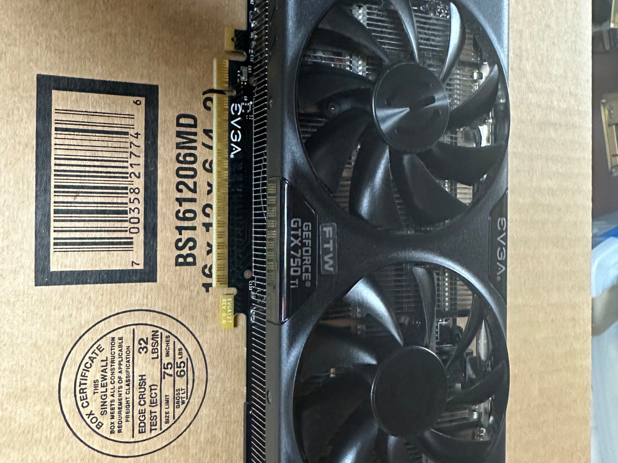 EVGA GTX750Ti 2GB