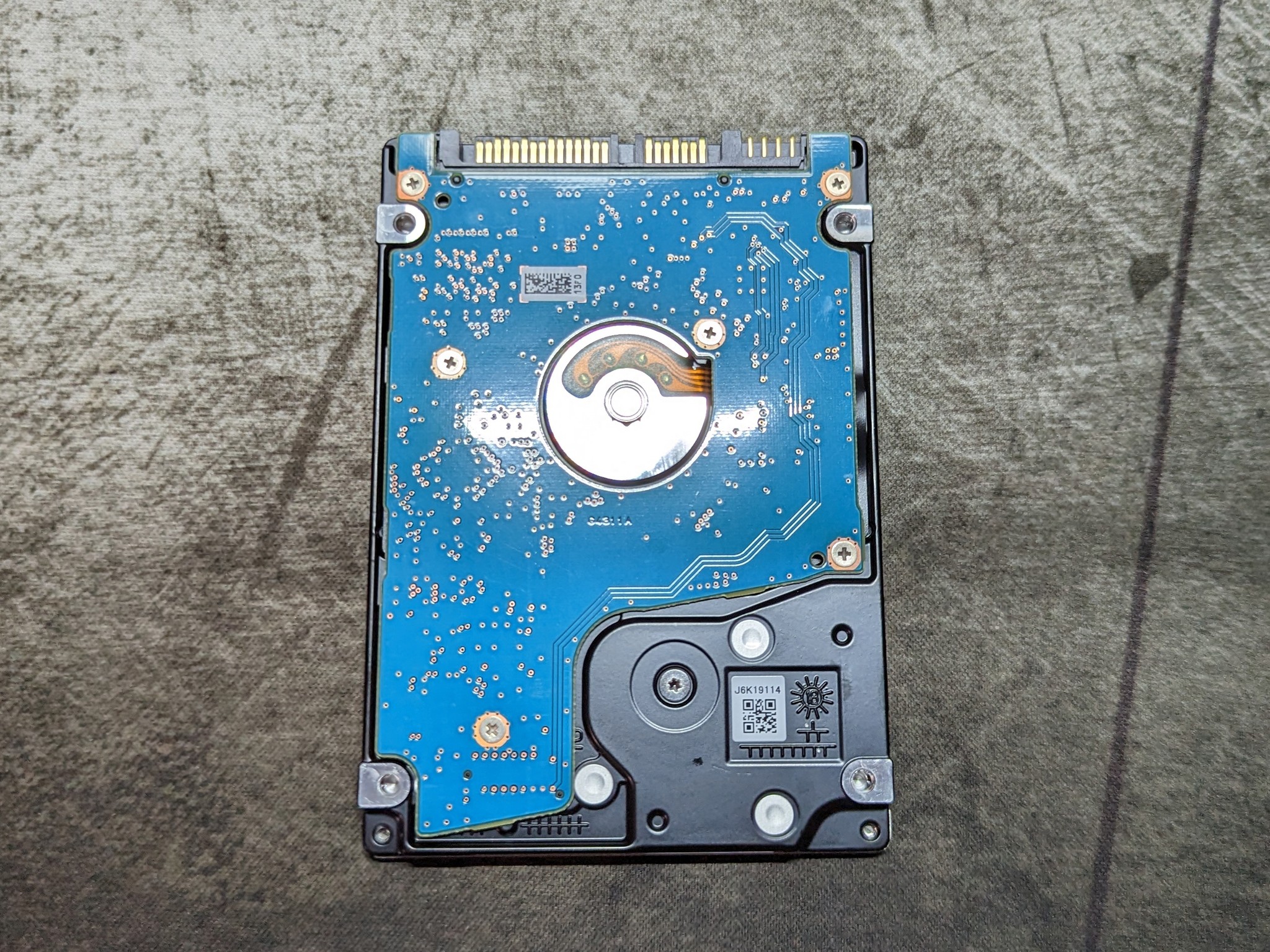 Toshiba 1TB 5400RPM 2.5" SATA III Thin 7mm Hard Drive | Low hours