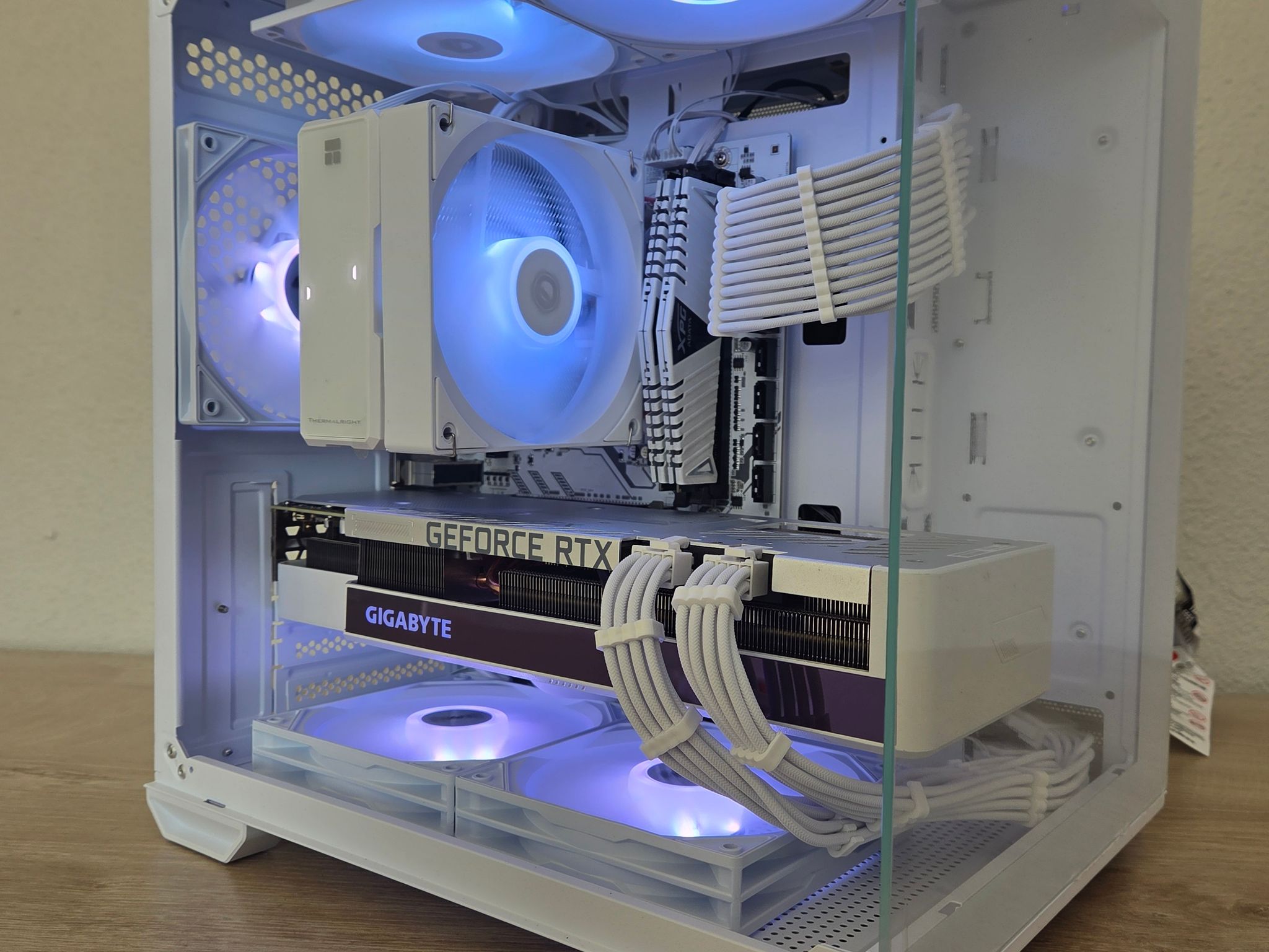 ❄️🤍 Frost vision Pro | RTX 3070 Ti Vision OC | Ryzen 5 5500 | LCD Display Cooler  🤍❄️