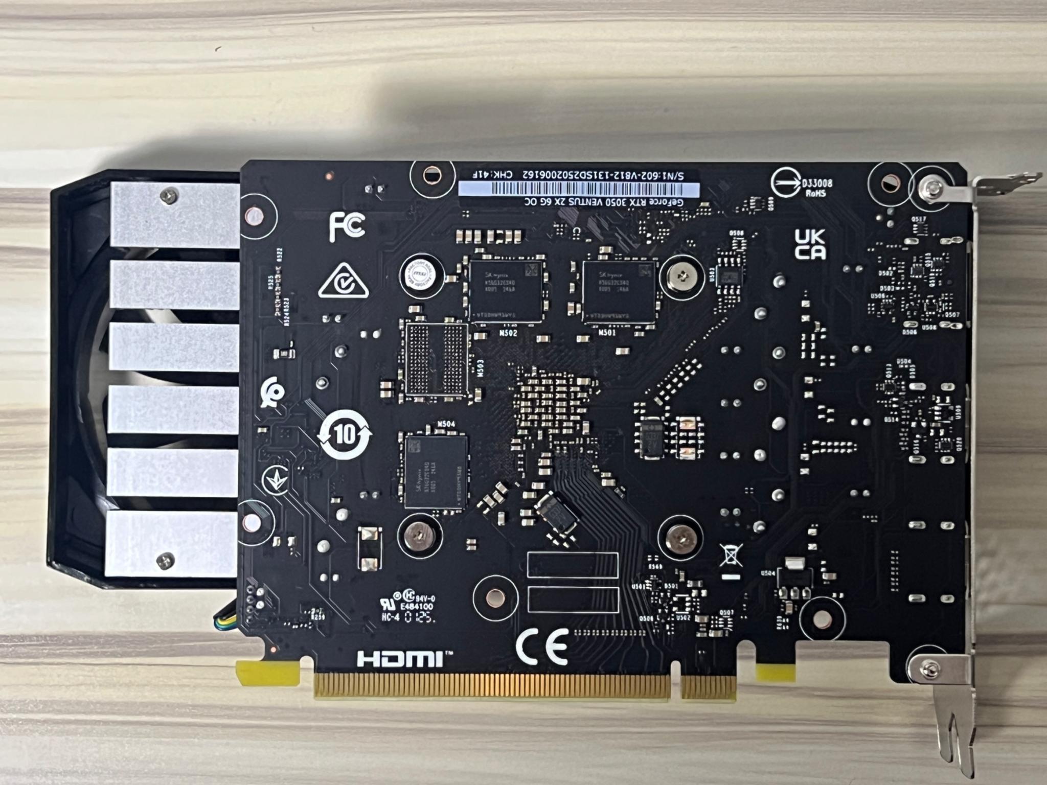 MSI RTX 3050 Ventus 2X 6gb OC