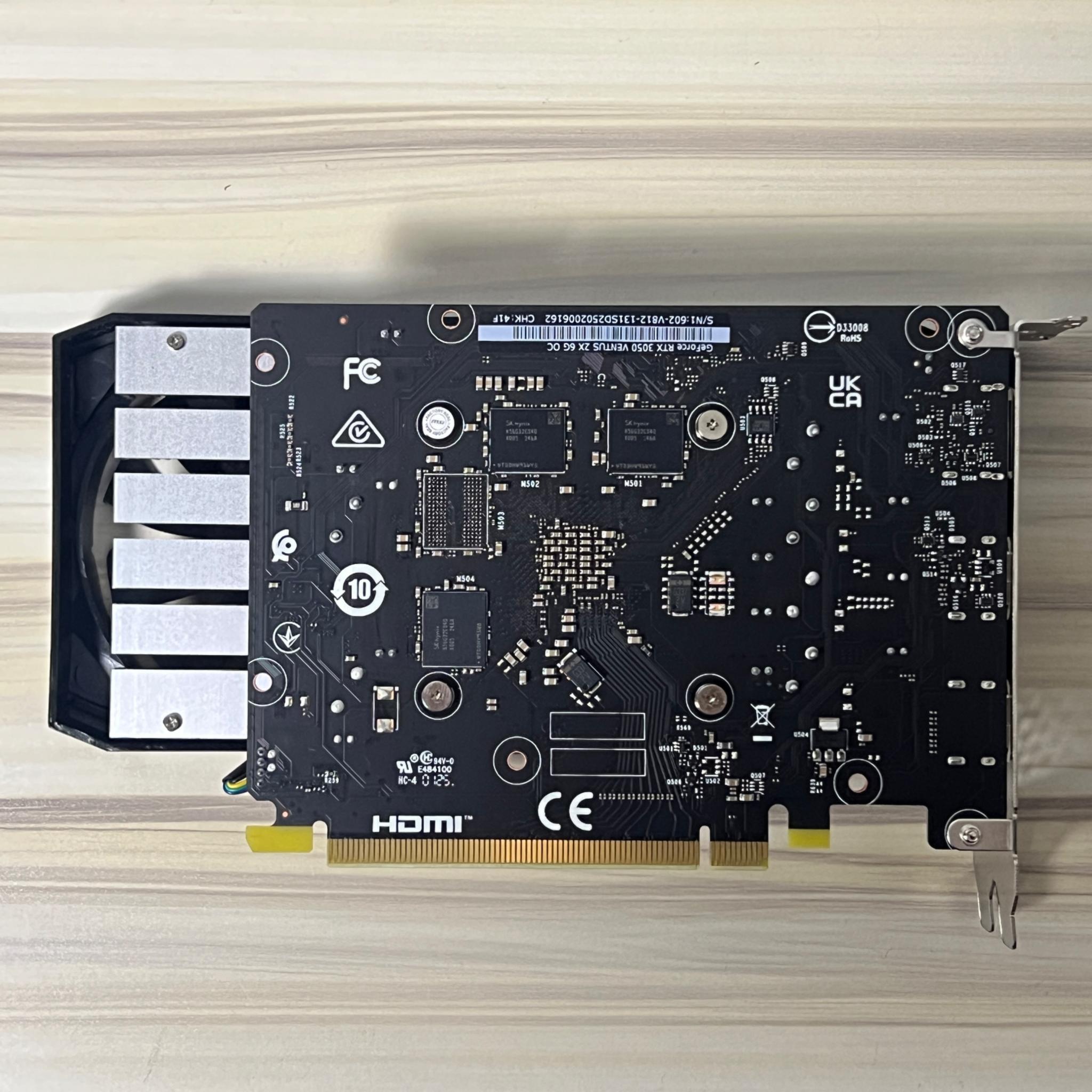 MSI RTX 3050 Ventus 2X 6gb OC