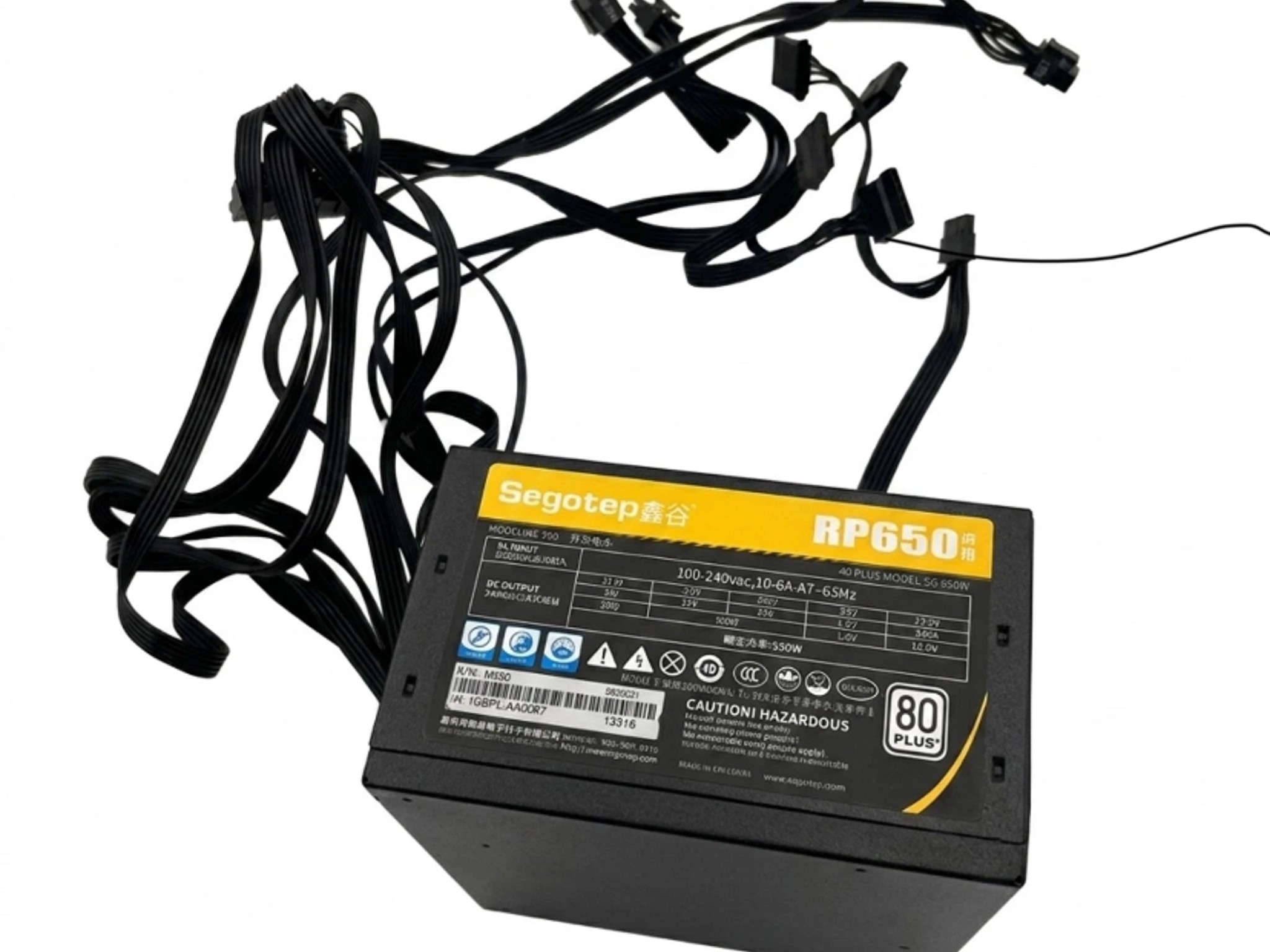 SEGOTEP Gaming PSU Power Supply 650W ATX Computer Power Supply