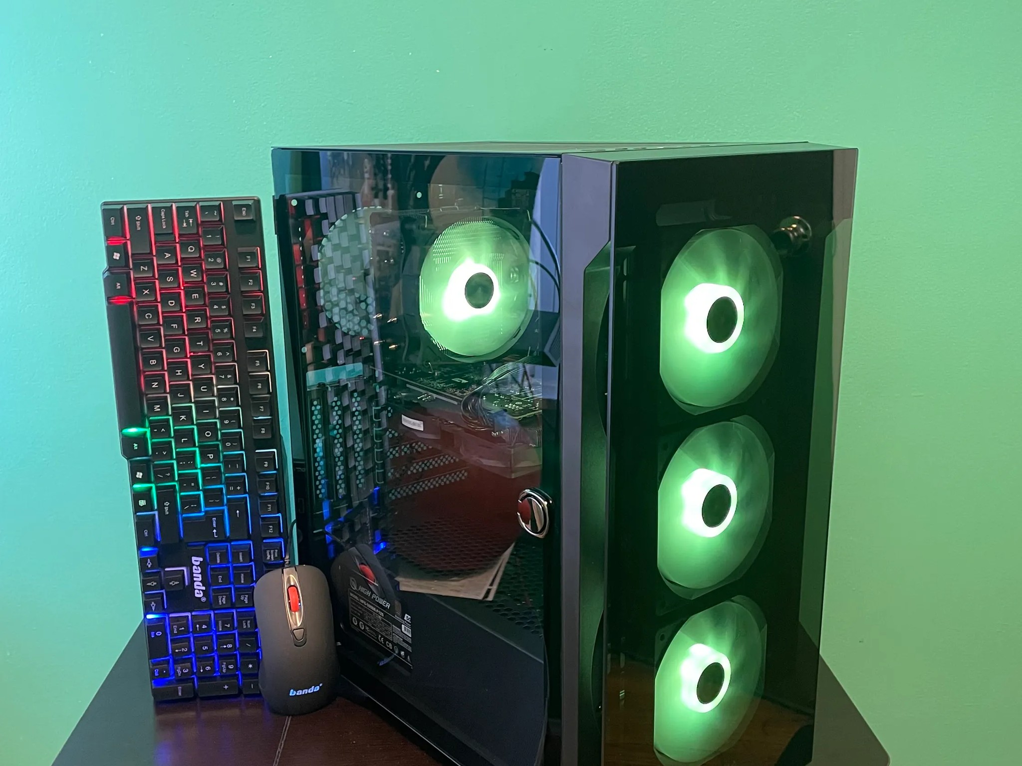 RGB Glass Gaming PC | Intel i5 / Amd RX470 / 8GB / 1.1TB Win 10 Pro WiFi