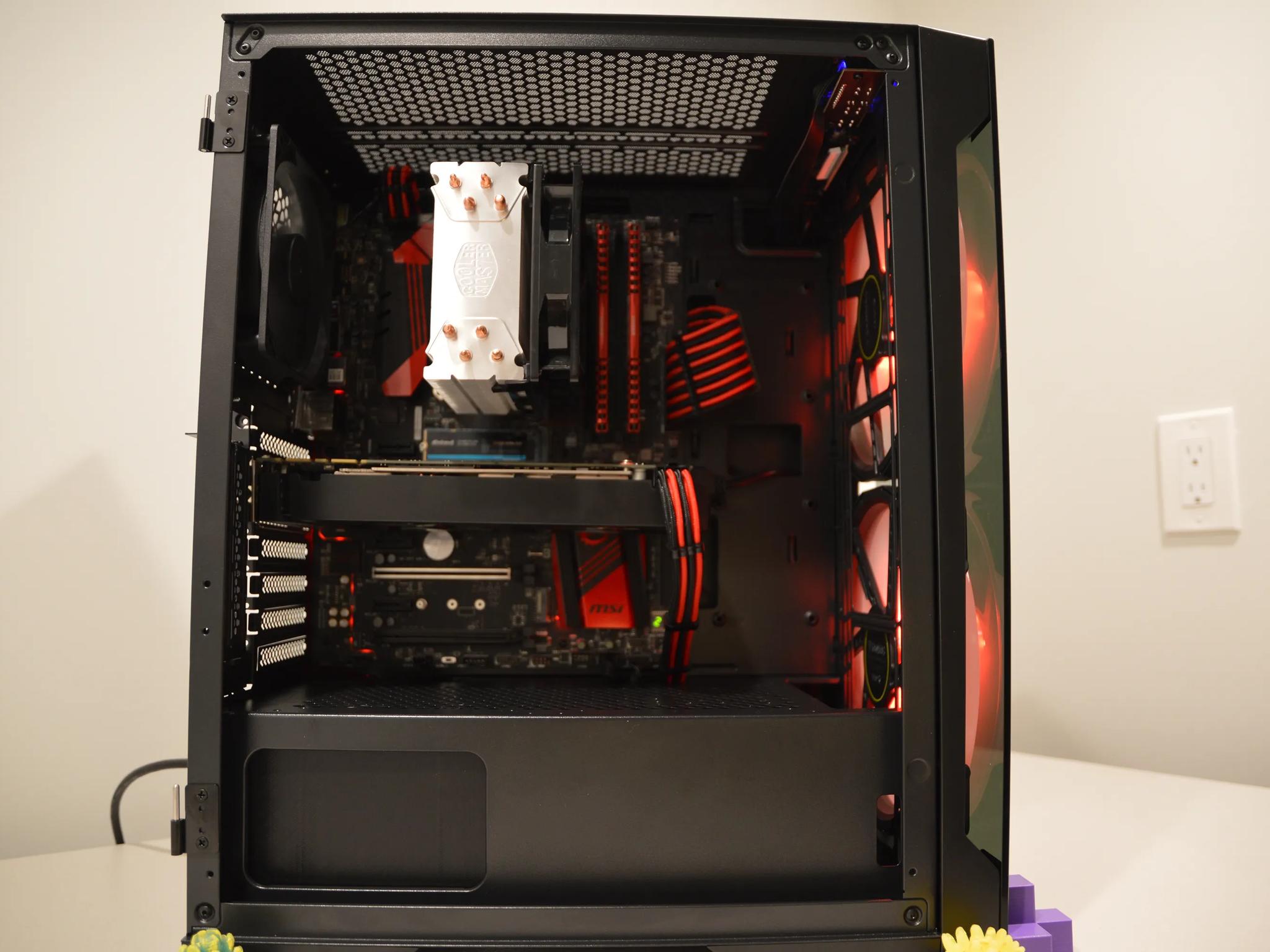 ⚫️🔴 Midnight Cherry 🔴⚫️ | Intel i5-6600K | NVIDIA GTX 1070 8GB | 16GB RAM | 256GB SSD + 1TB HDD |