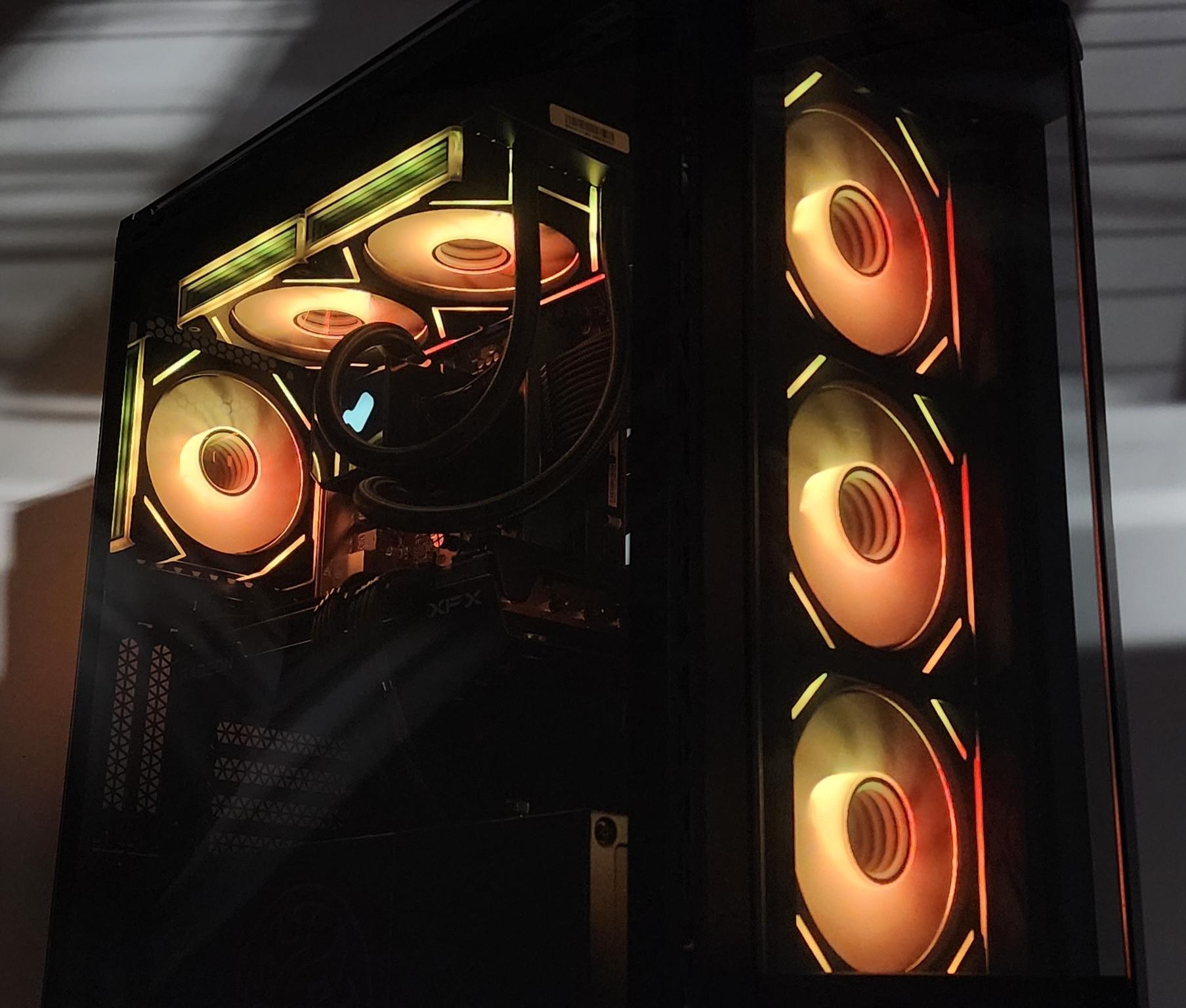 Gaming PC Ryzen 5 9600X 16GB RAM 1TB SSD RX 7600 XT 16GB Windows 11 Computer