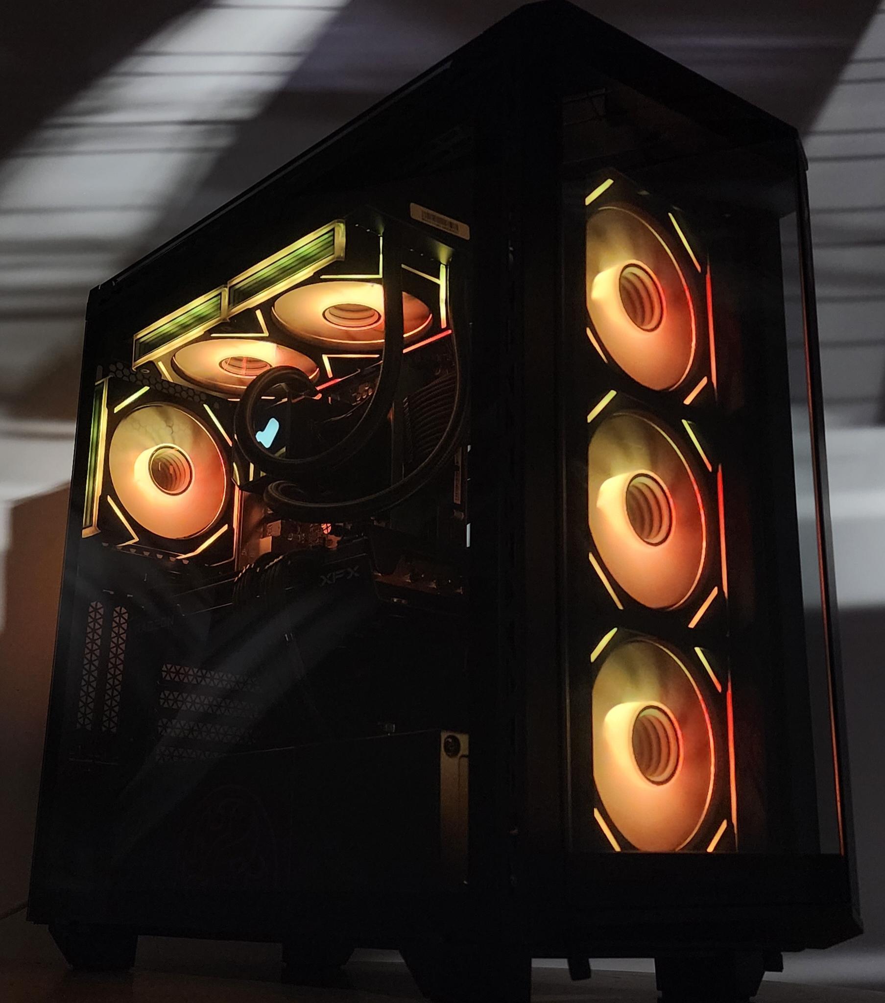 Gaming PC Ryzen 5 9600X 16GB RAM 1TB SSD RX 7600 XT 16GB Windows 11 Computer