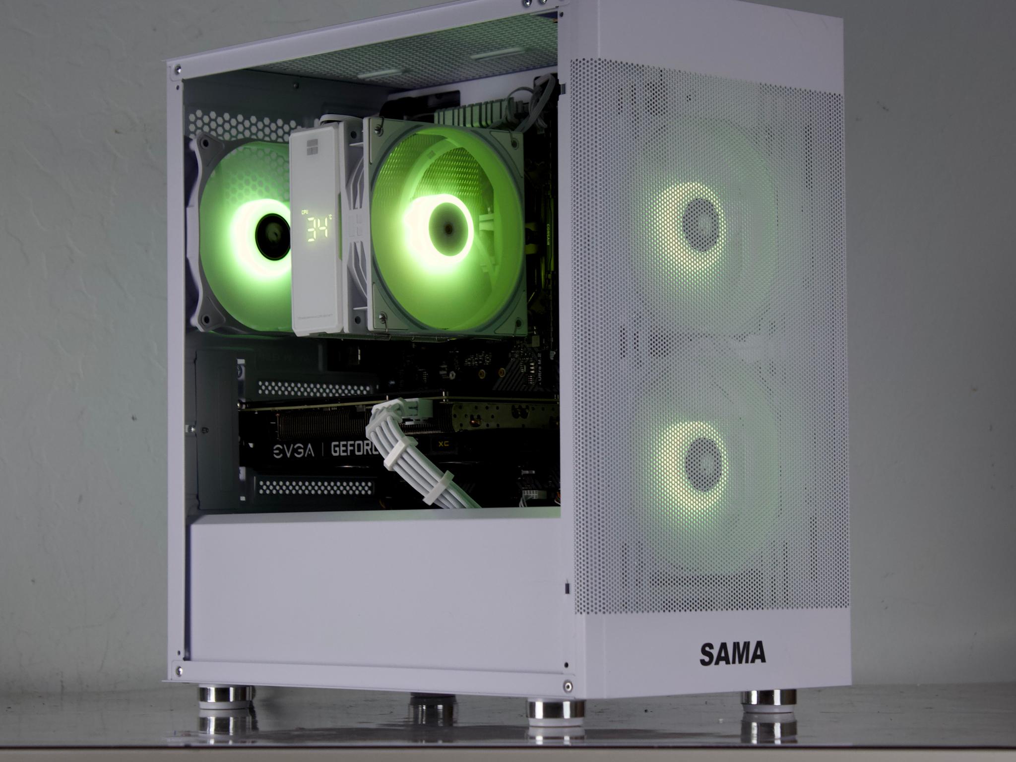 🤍🩵 RTX 3060/ Ryzen 5500 / 16GB / 1TB Gaming PC 🩵🤍- ARGB, WiFi, BlueTooth