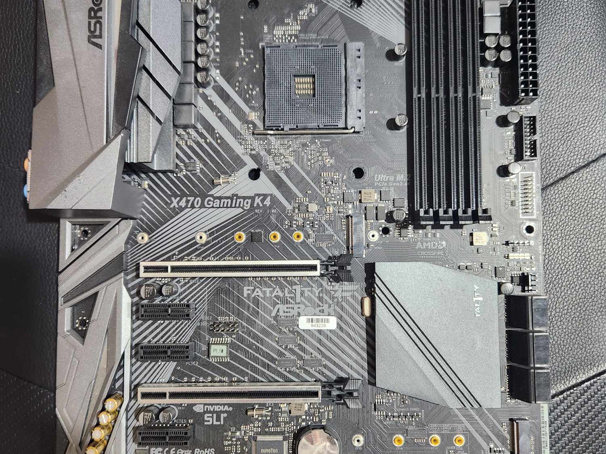 ASRock Fatal1ty X470 Gaming K4 Motherboard ATX AMD X470 AM4 DDR4 SATA3 HDMI RJ45