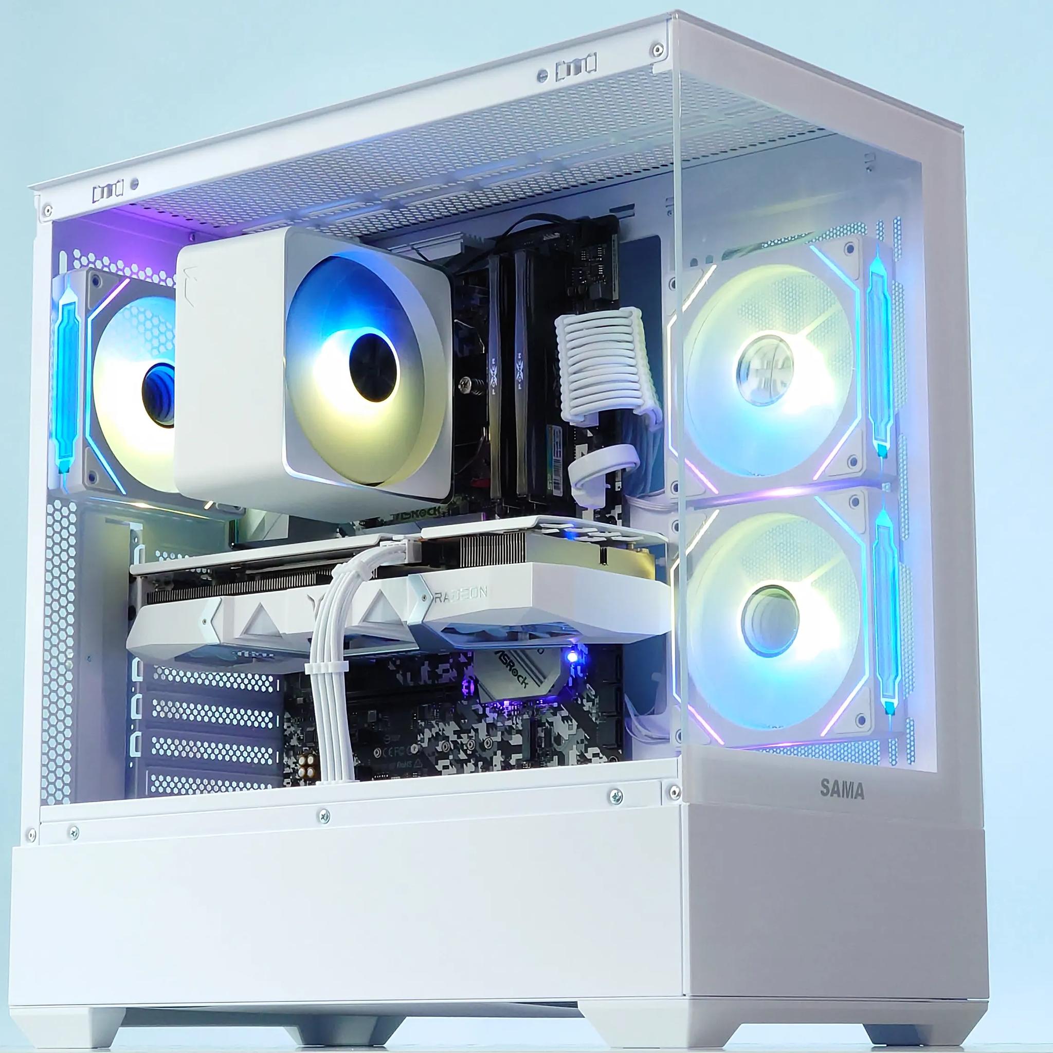 🍉🍈Gaming PC❄️AMD RX 6750 GRE 10GB GDDR6❄️AMD Ryzen 5 5500 6 core❄️32GB DDR4❄️1TB NVME