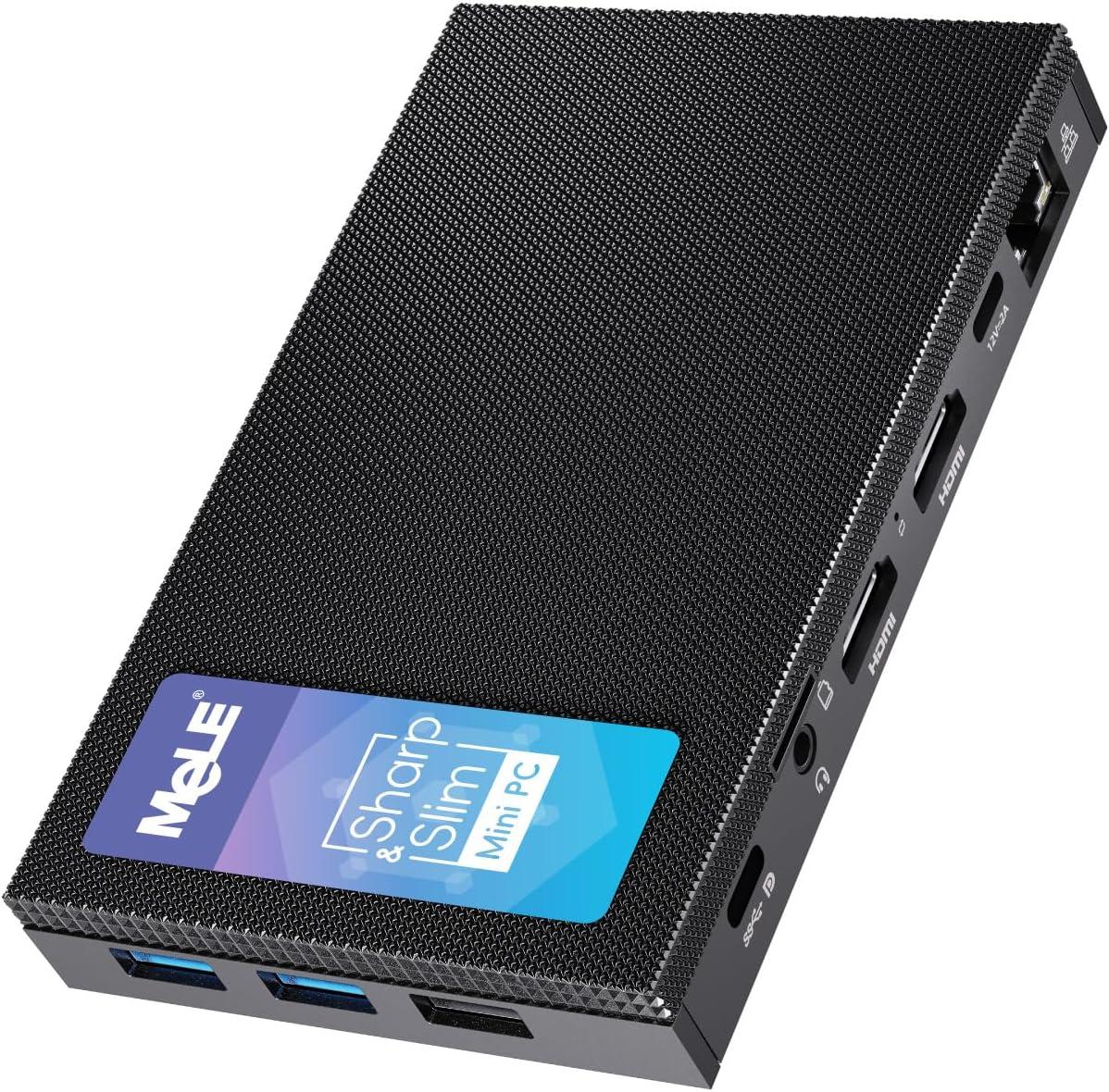 FANLESS Mini PC, Quieter 4C N150, 16GB DDR4 RAM 512GB