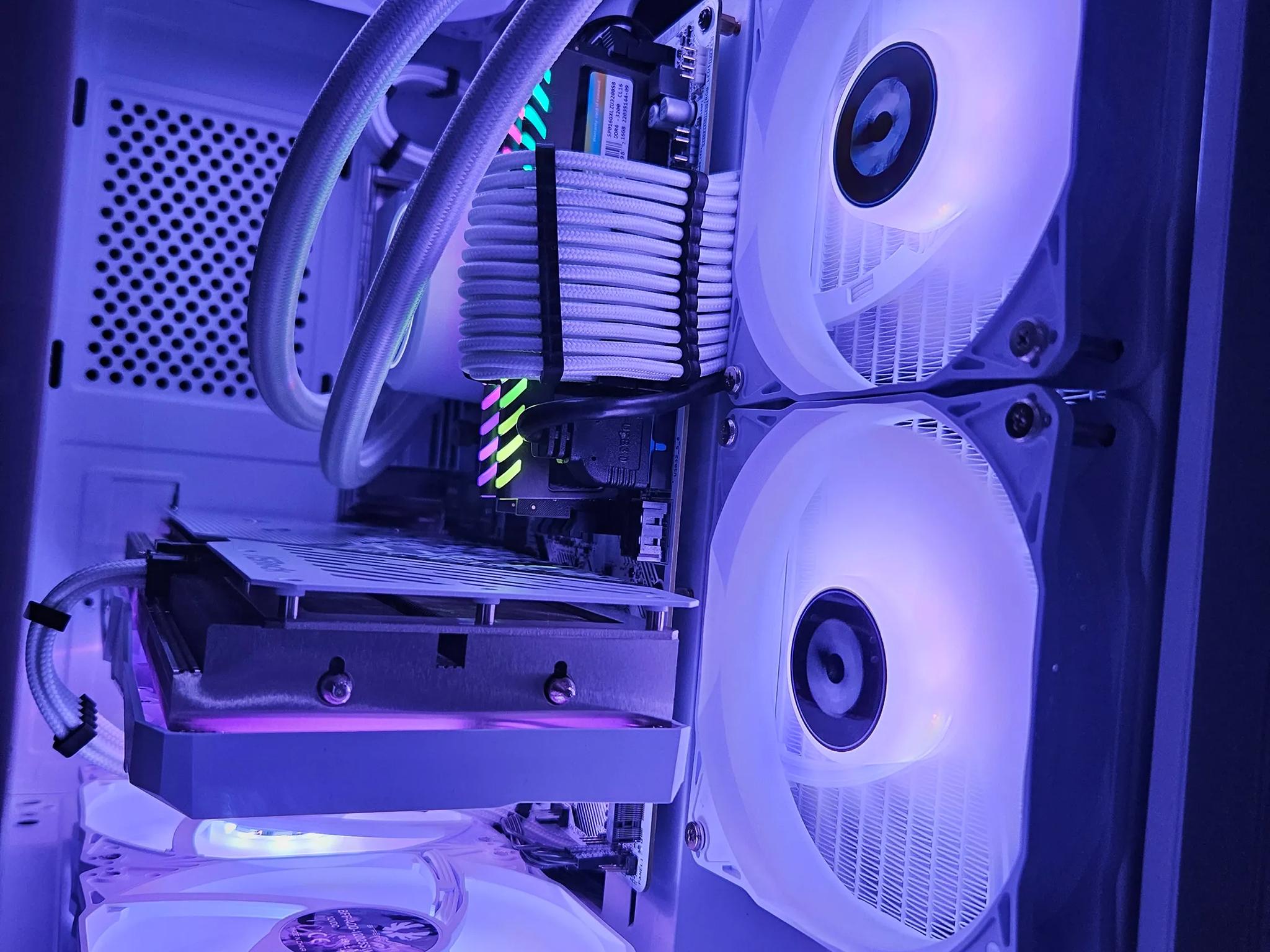 Spooky Season deal! Arctic Beast Liquid cooled RIG Ryzen 7 5700X / 32GB RAM/ 2TB SSD/ RX 6650 XT