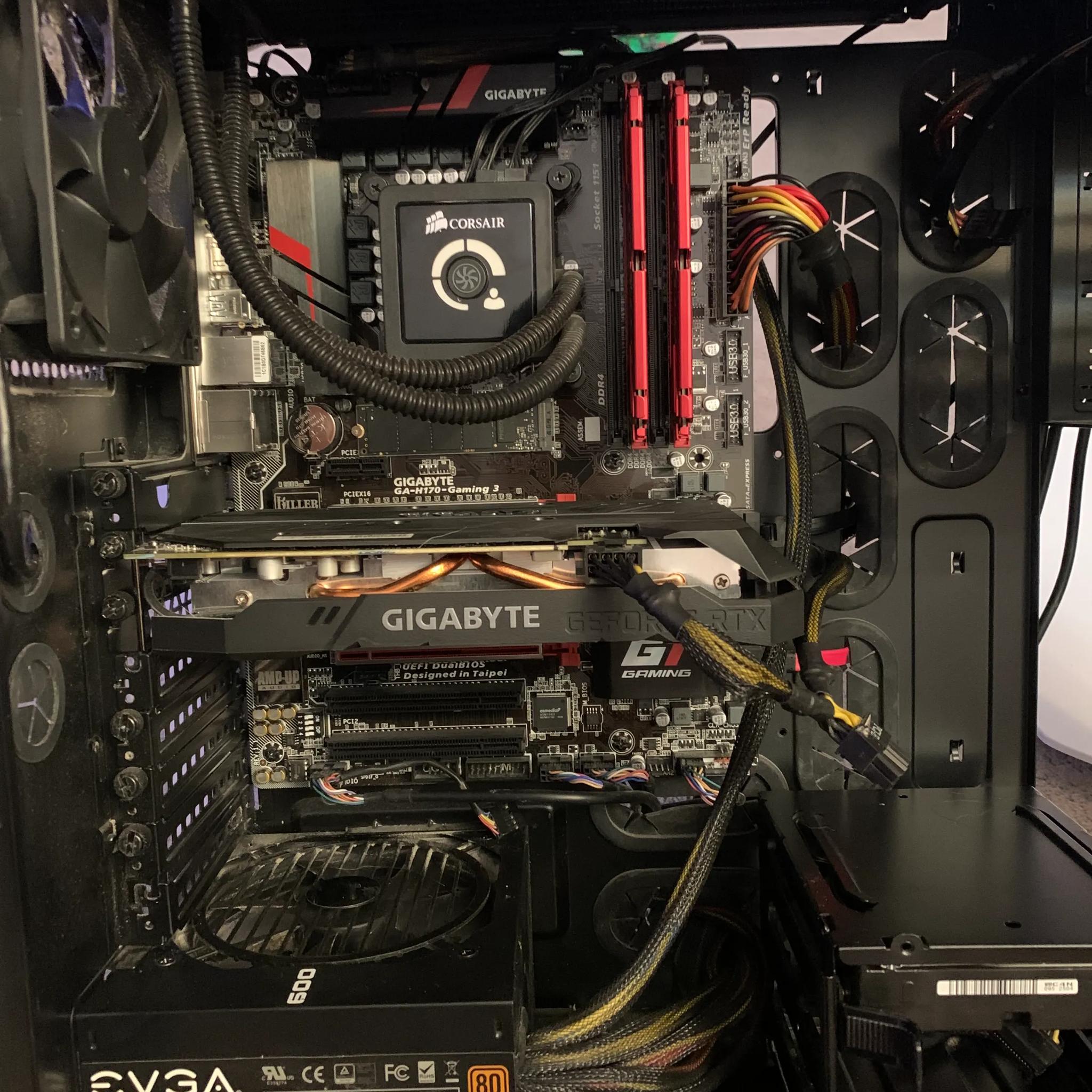 Motherboard CPU Combo. Intel 6700 with Gigabyte GA-H170 Gaming 3 Motherboard. 16GB DDR4 2400mHz.
