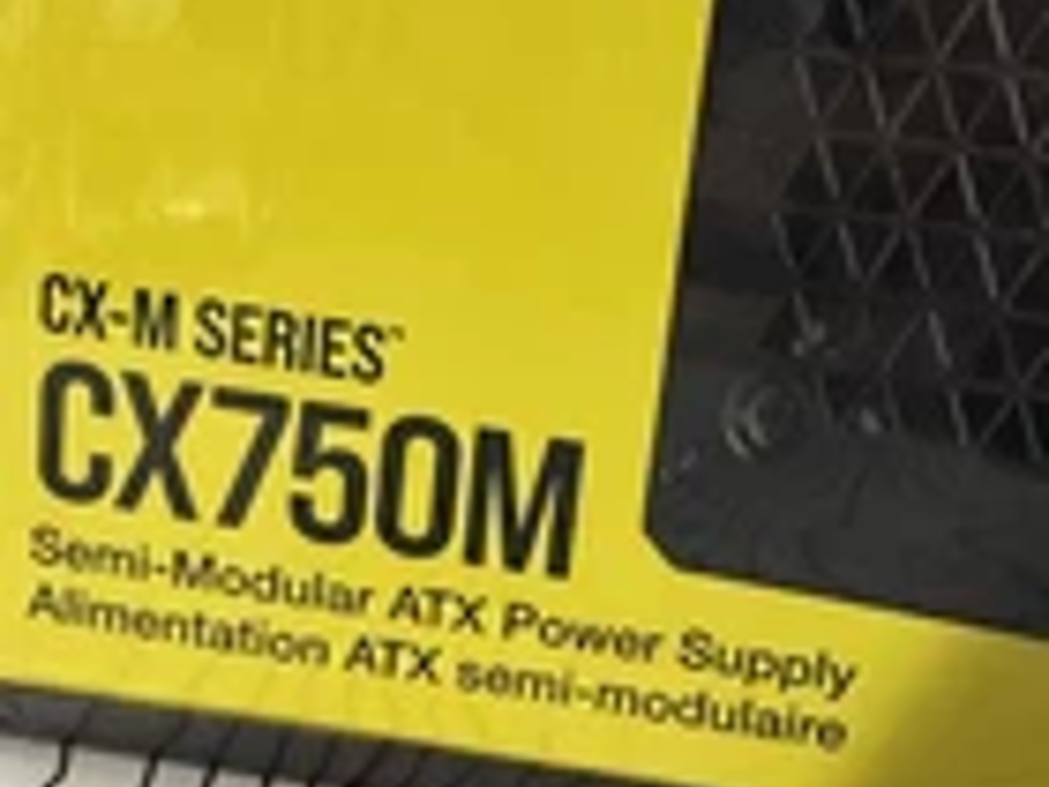 CORSAIR 750W CX750M ATX 80+ BRONZE Certified Semi-Modular Power Supply PSU