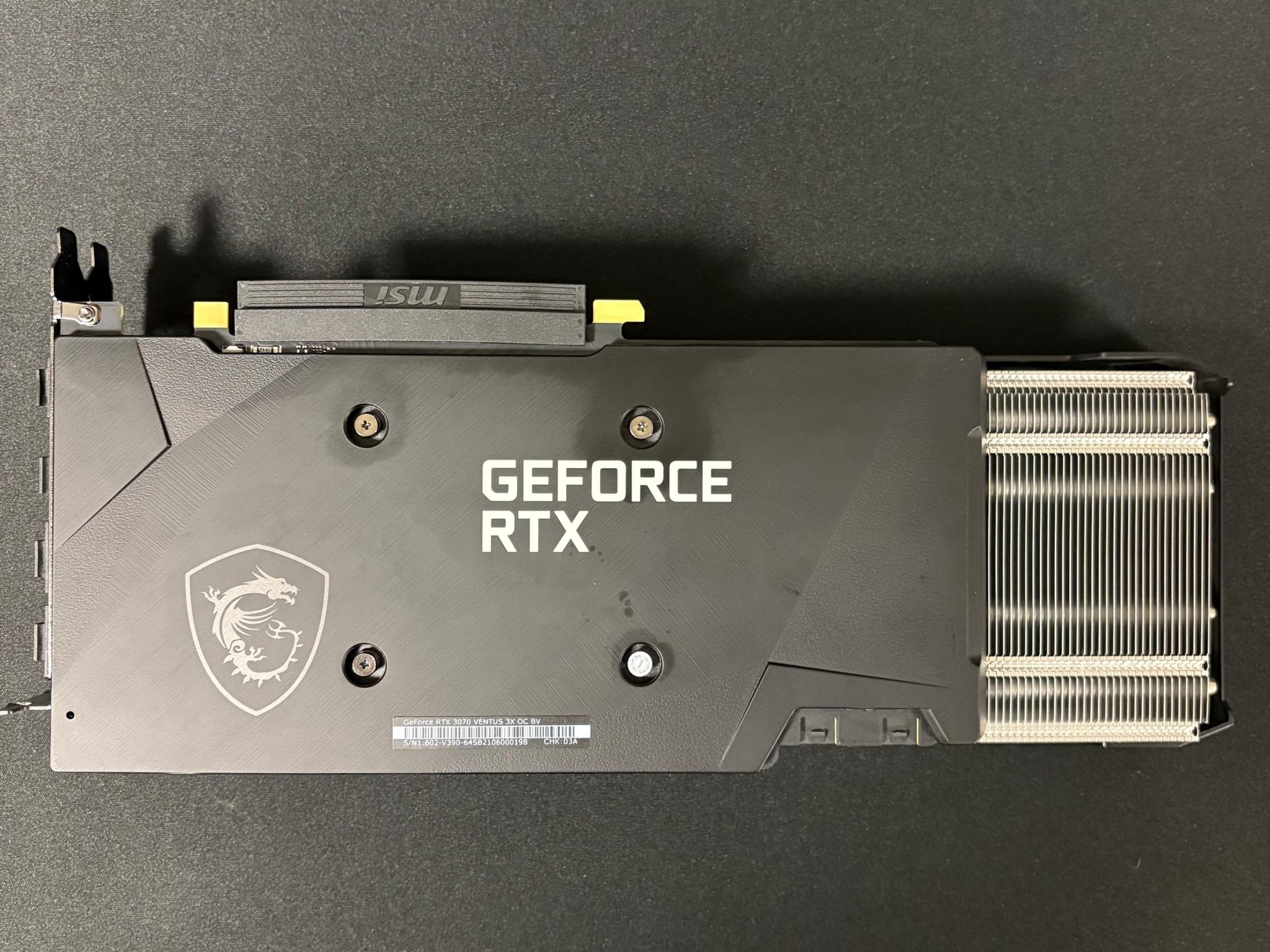 MSI RTX 3070 VENTUS 3X