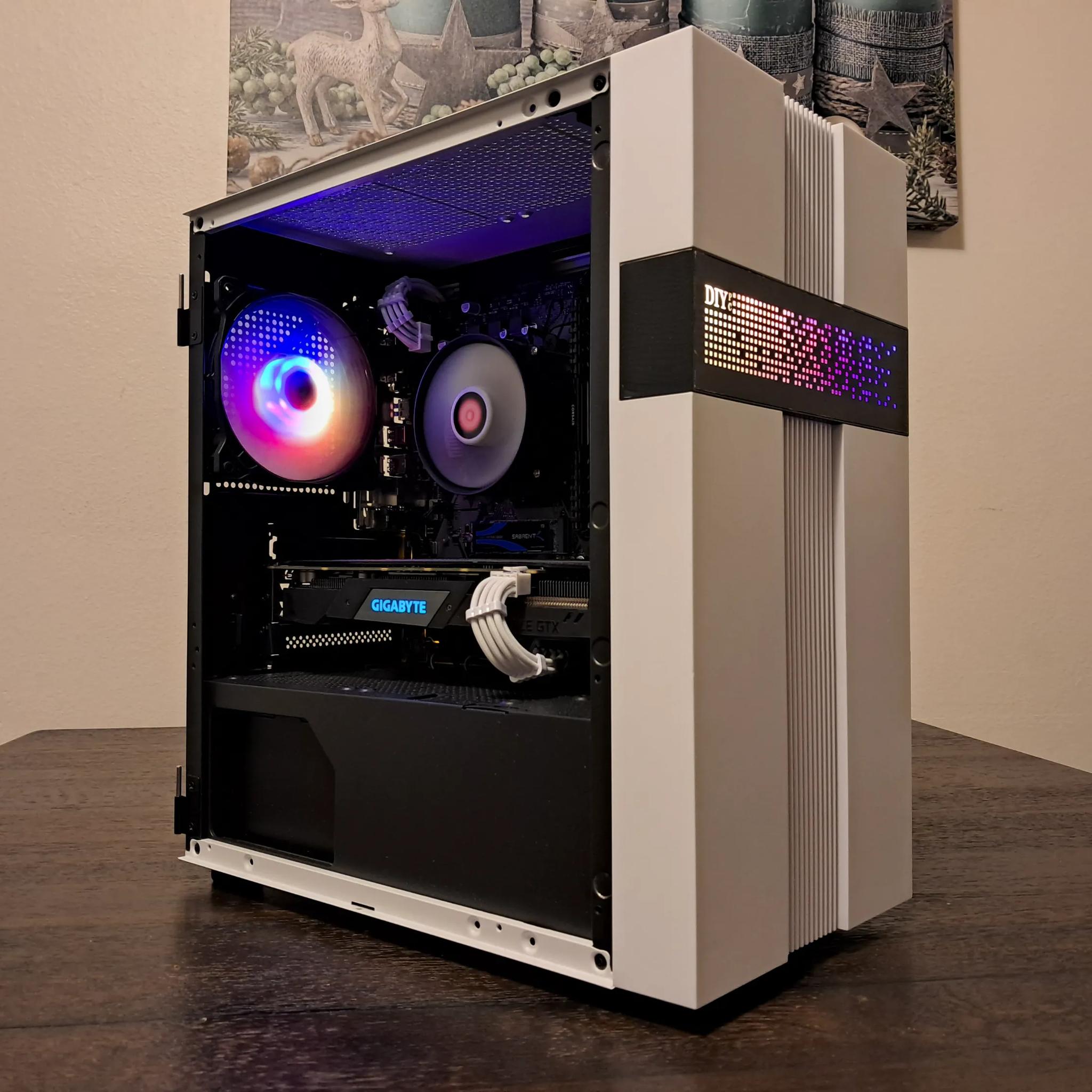 🔵⬜ Aesthetic Gaming PC ⬜🔵 Ryzen 5 3400G 3.7-4.2 GHz | Nvidia