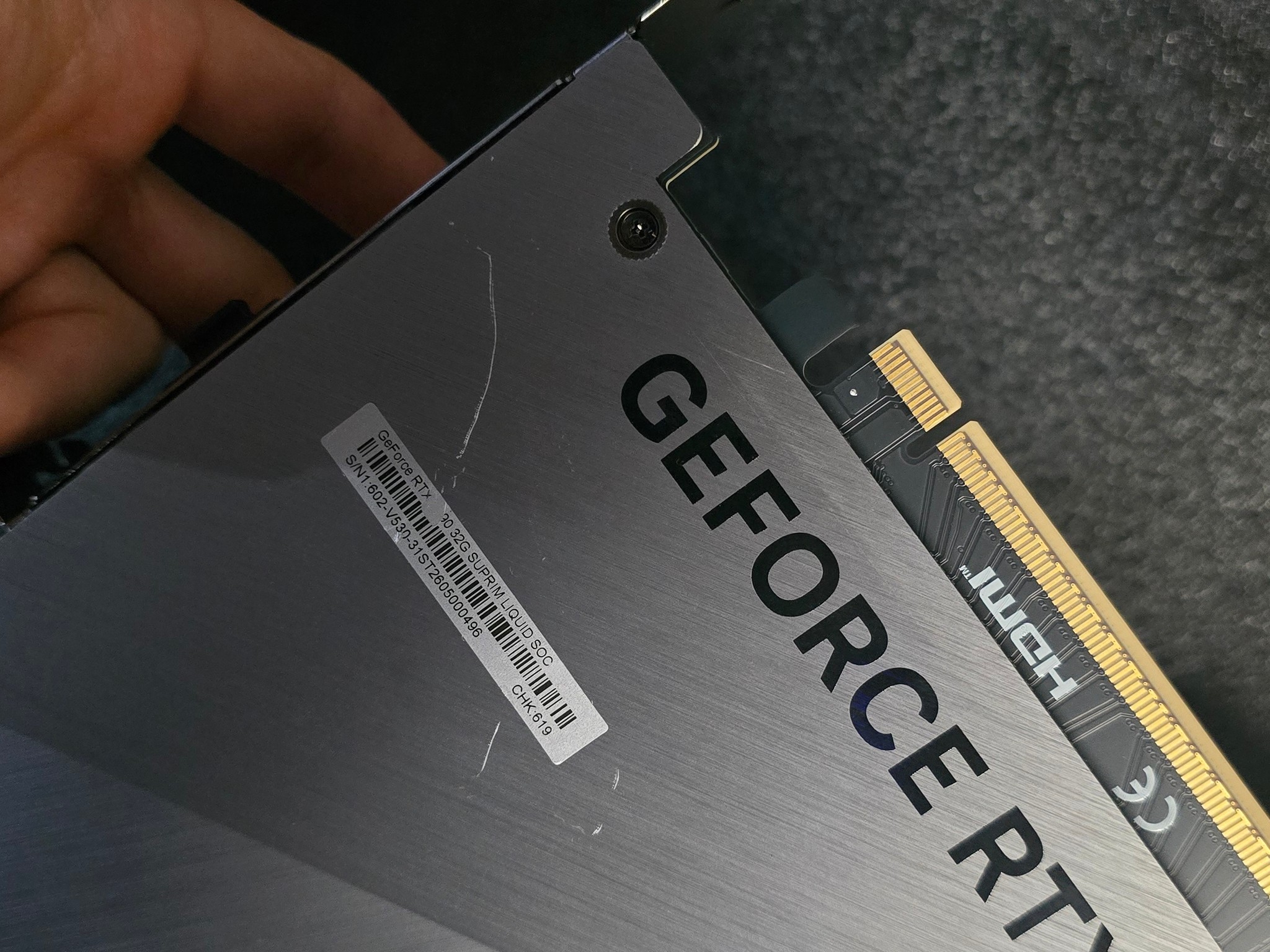 MSI GeForce RTX 5090 32G SUPRIM LIQUID SOC