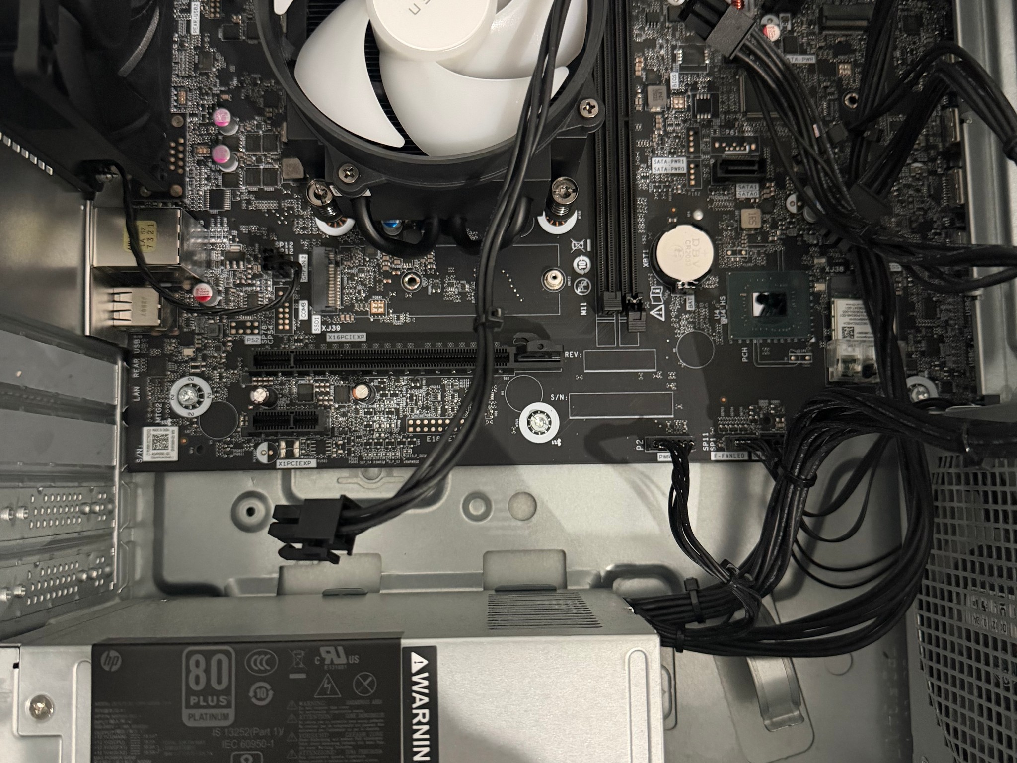 LGA 1851 Motherboard, Cooler, PSU, 16L Case Combo