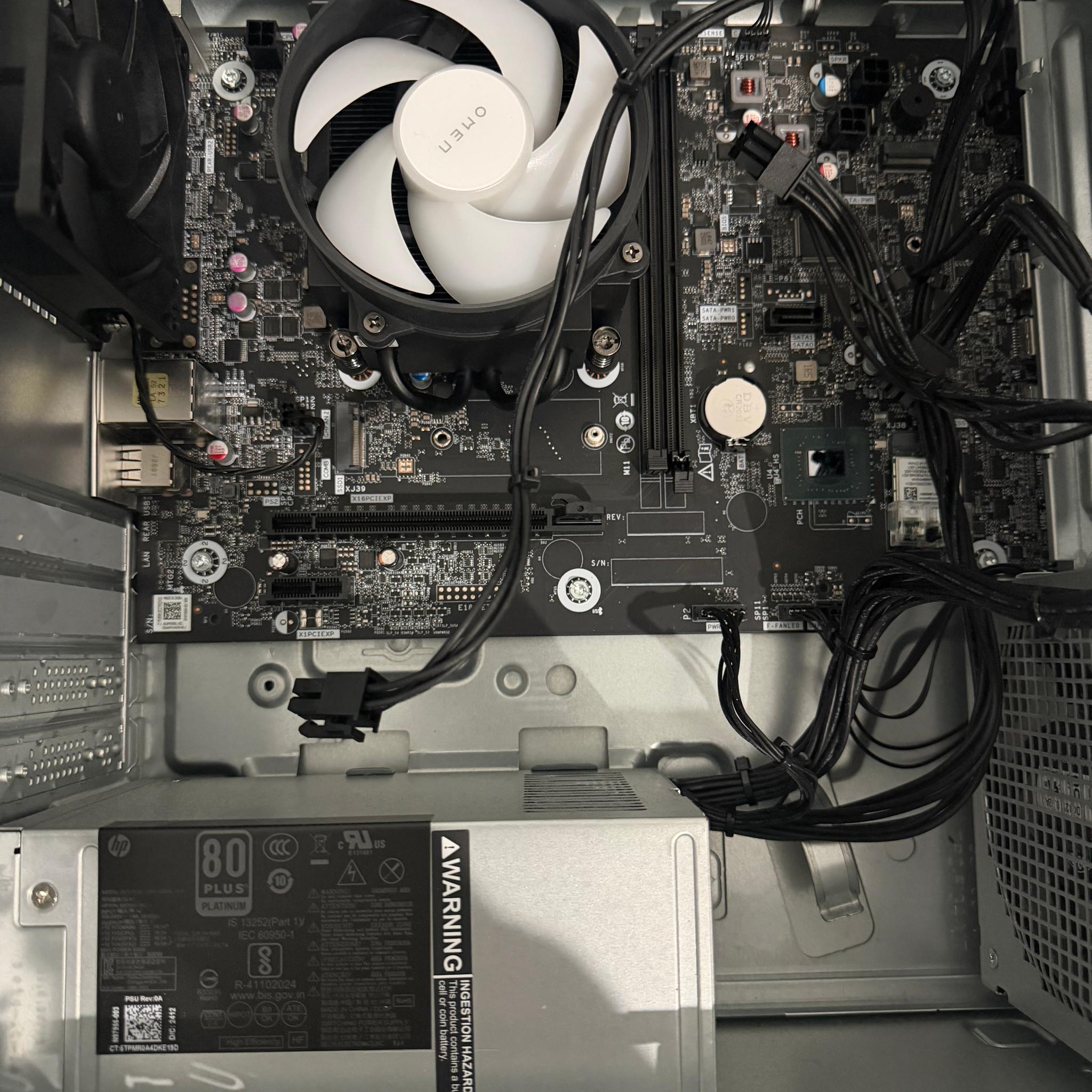 LGA 1851 Motherboard, Cooler, PSU, 16L Case Combo
