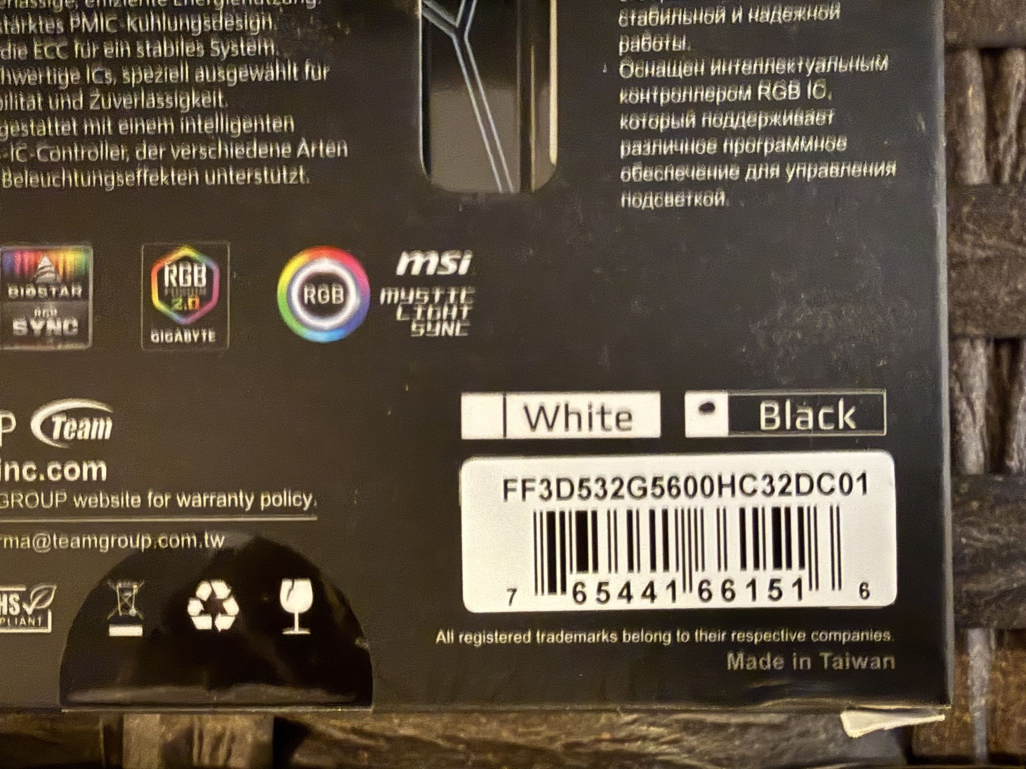 TEAMGROUP T-Force Delta RGB 32GB DDR5-5600 (2x16GB)