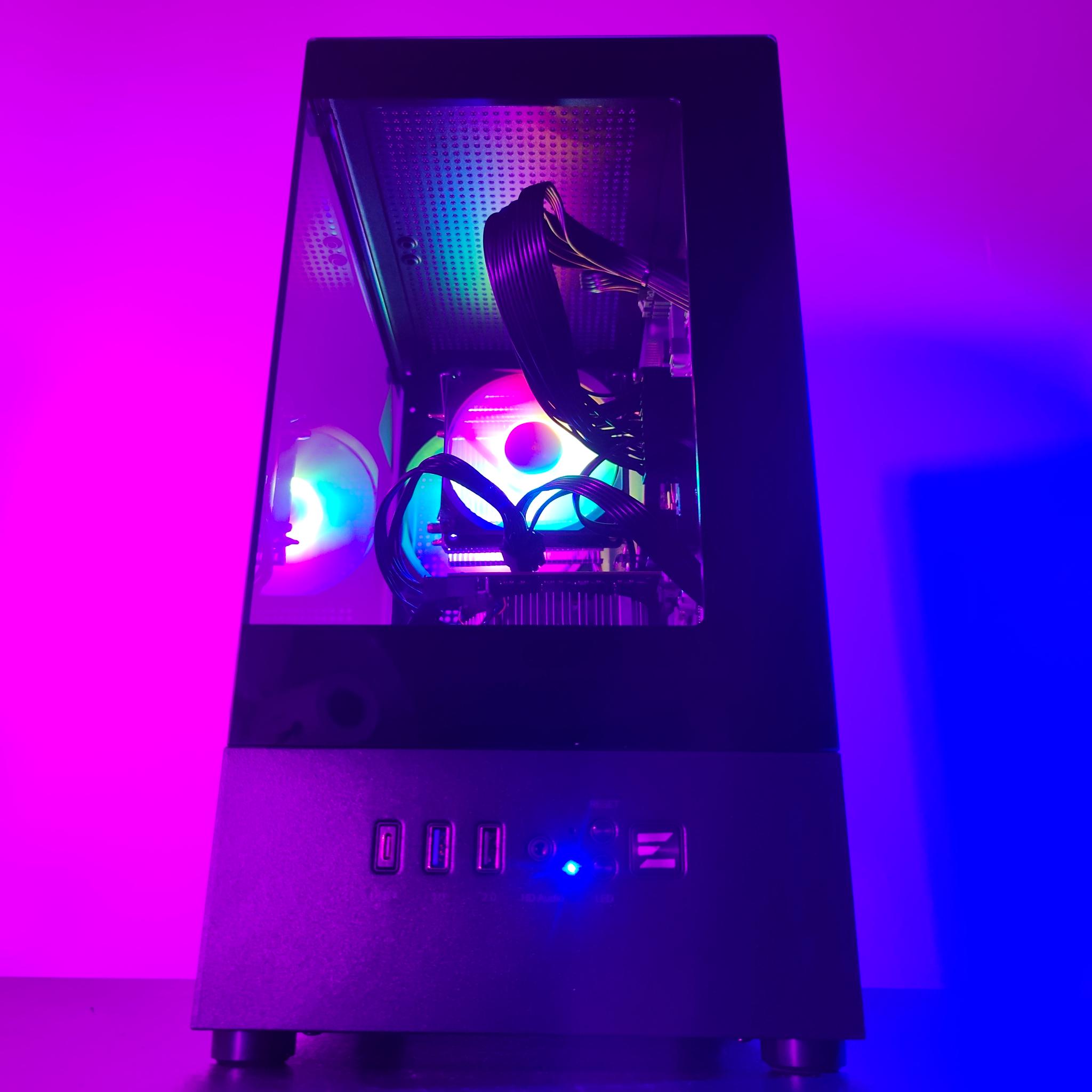 Custom 14 Core 28 Thread Xeon | 8GB DDR4 | GTX 1060 | M.2 SSD + HDD Storage | Zalman SFF Windows PC