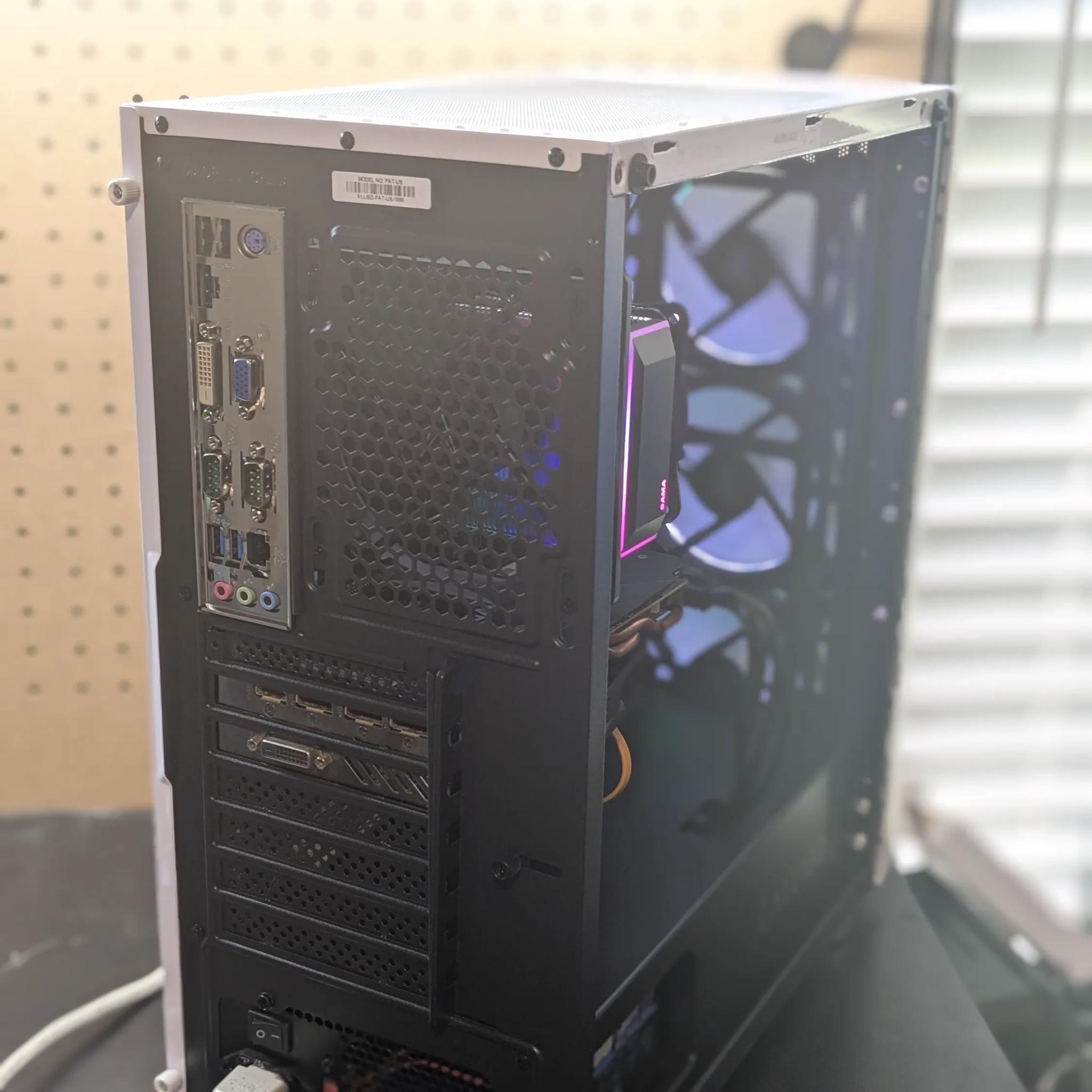 100 FPS Fortnite | 180 Day Warranty | i5-4570S, 16GB RAM, 480GB SSD, RX 480 4GB, RGB, Wifi, Win10