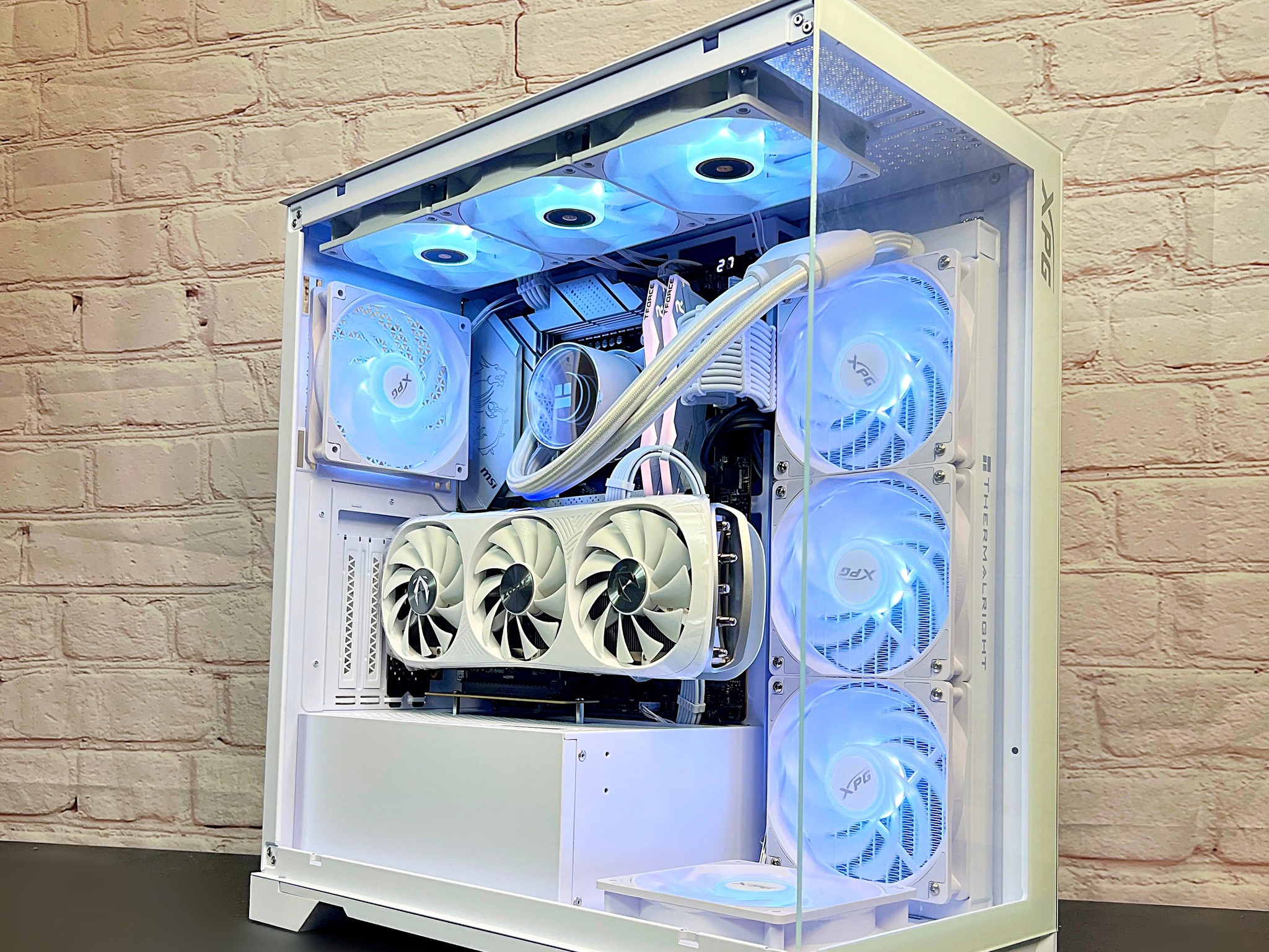 Intel 13600K RTX 4070 TI Super 32GB DDR5 2TB M.2 SSD Wifi 6E Bluetooth Win 11 Pro Gaming PC