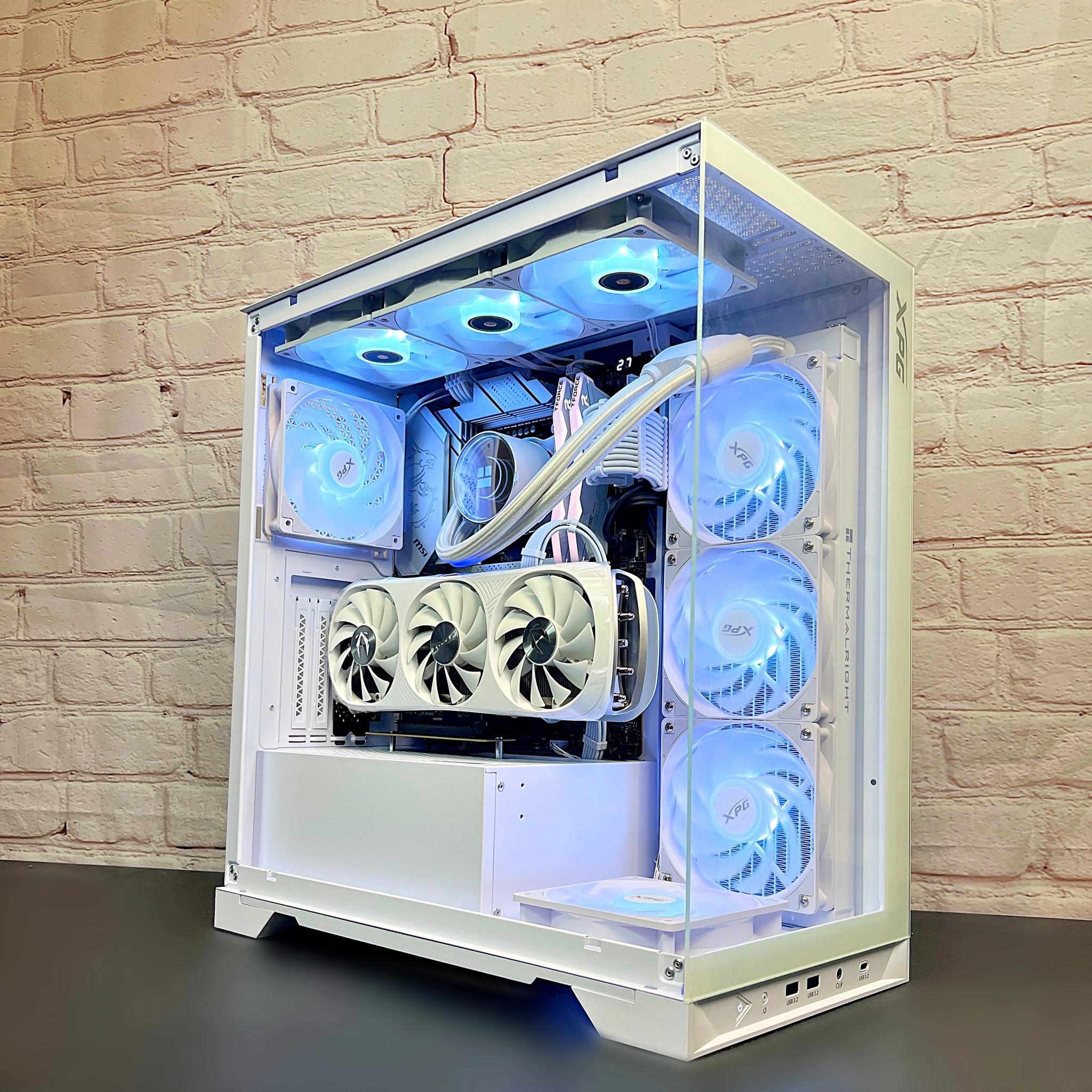 Intel 13600K RTX 4070 TI Super 32GB DDR5 2TB M.2 SSD Wifi 6E Bluetooth Win 11 Pro Gaming PC