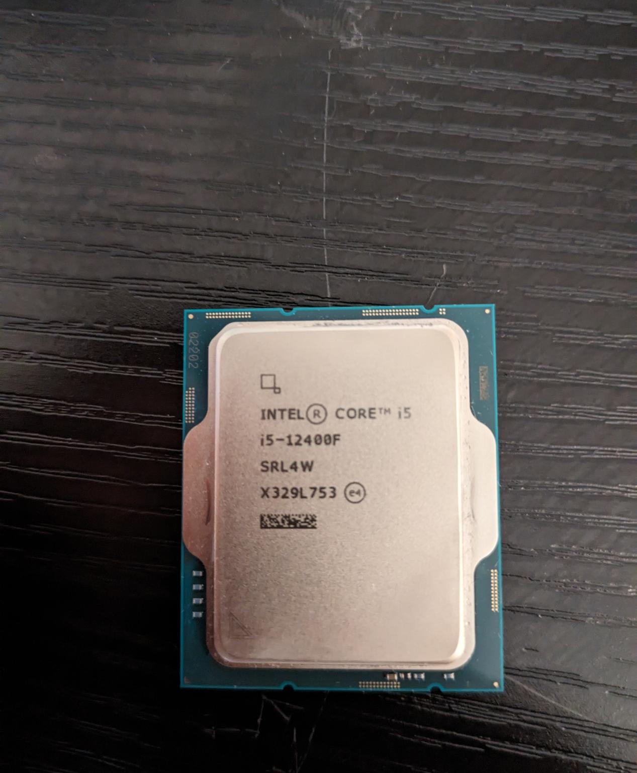 Intel I5 12400f 6-Core 12-Thread CPU (LGA 1700)