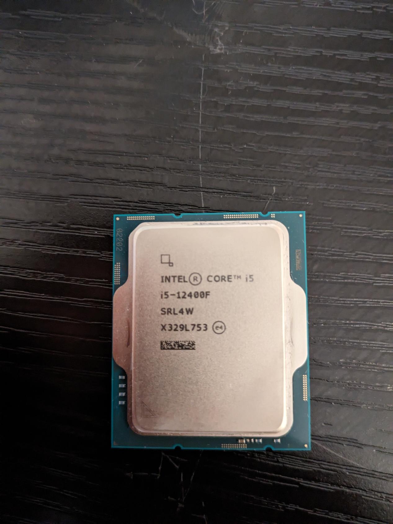 Intel I5 12400f 6-Core 12-Thread CPU (LGA 1700)