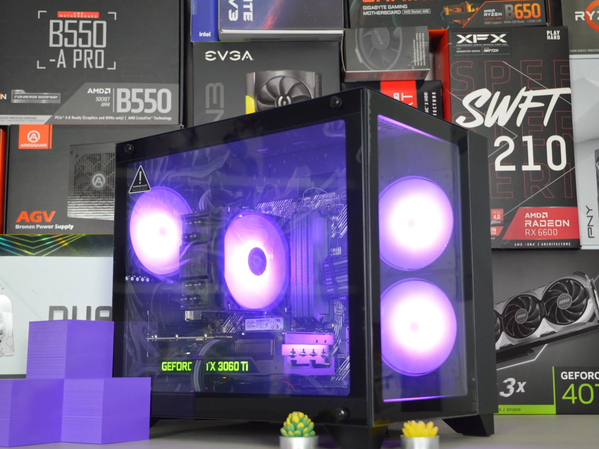 ⚗️⚗️| RTX 3060 Ti 8GB | RYZEN 5 5600 | 32GB DDR4 RAM | 1TB NVME SSD | Acid Vat |