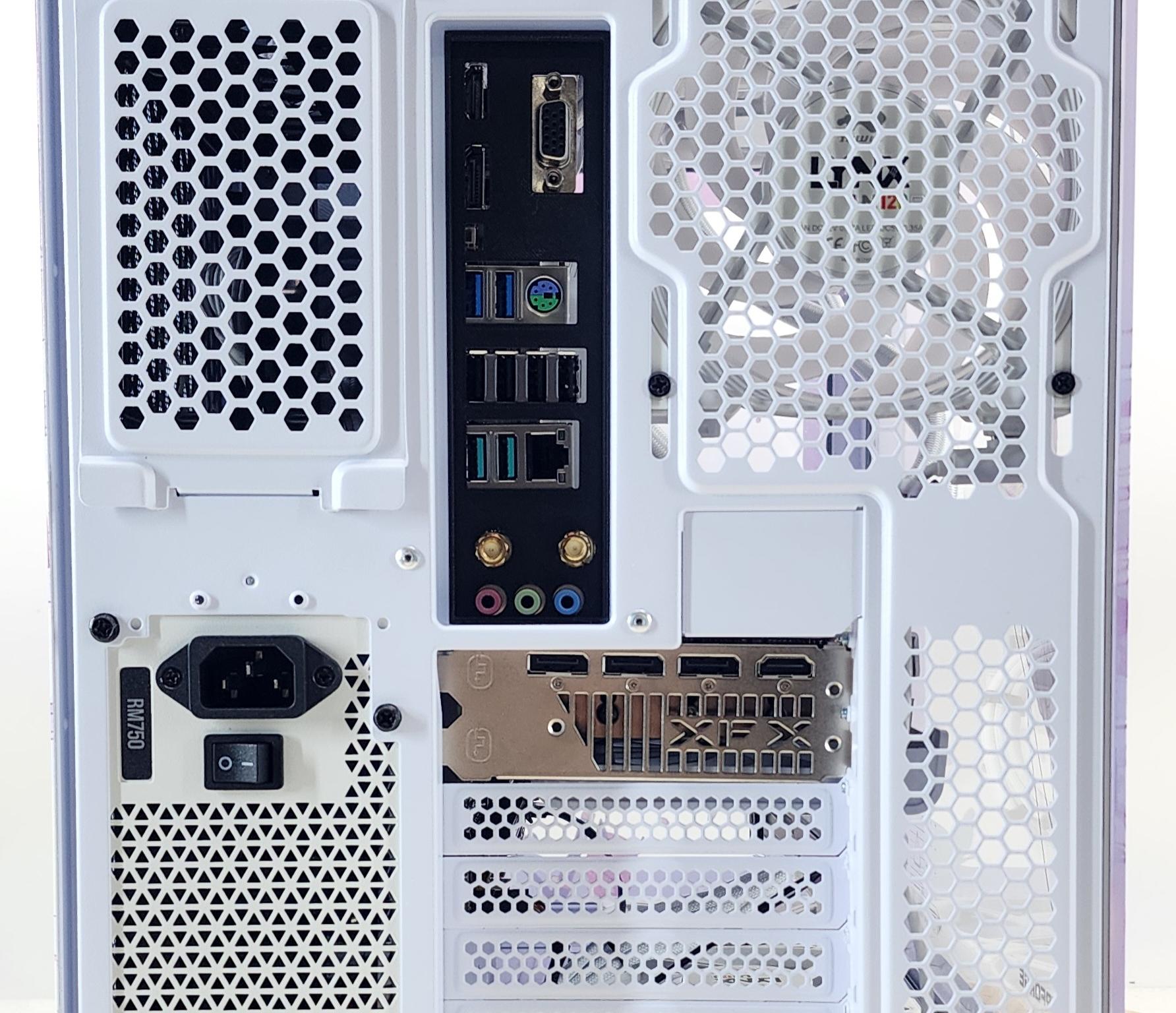 Gaming PC Ryzen 7 7700 16GB RAM 1TB SSD RX 7800 XT 16GB Windows 11 PINK Computer