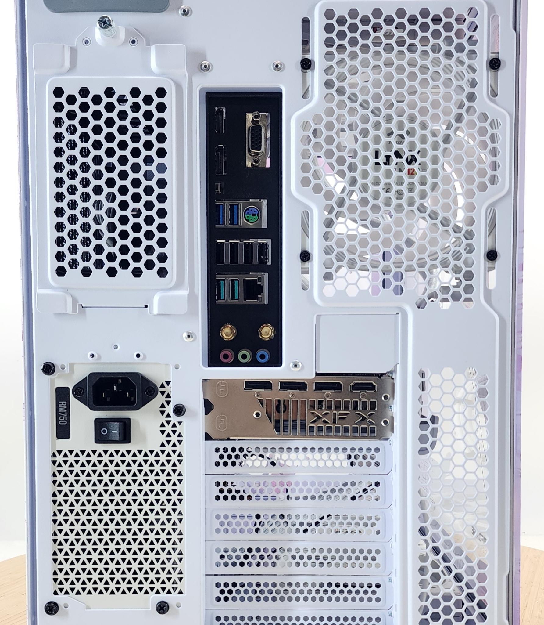 Gaming PC Ryzen 7 7700 16GB RAM 1TB SSD RX 7800 XT 16GB Windows 11 PINK Computer