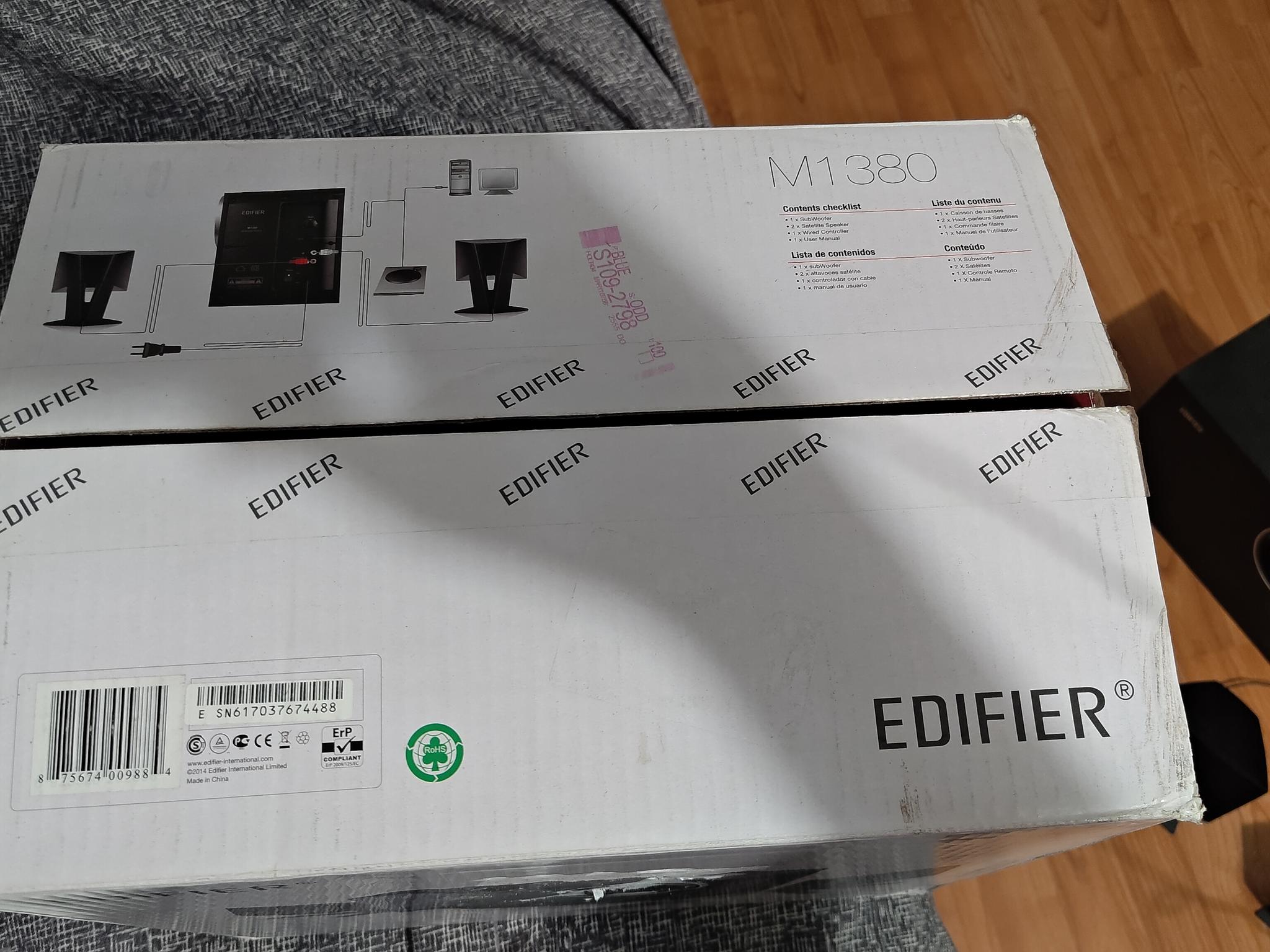 Edifier M1380 Black 2.1 28W Multimedia Speaker System