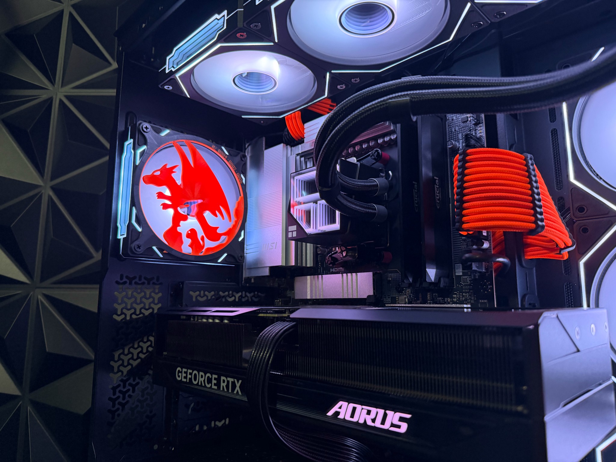 🔥🧡 PRIZM ZARD🧡🔥  Ryzen 9 7900X| RTX 5070| 32 GB DDR5| 2.5 TB NVMe| 850W PSU