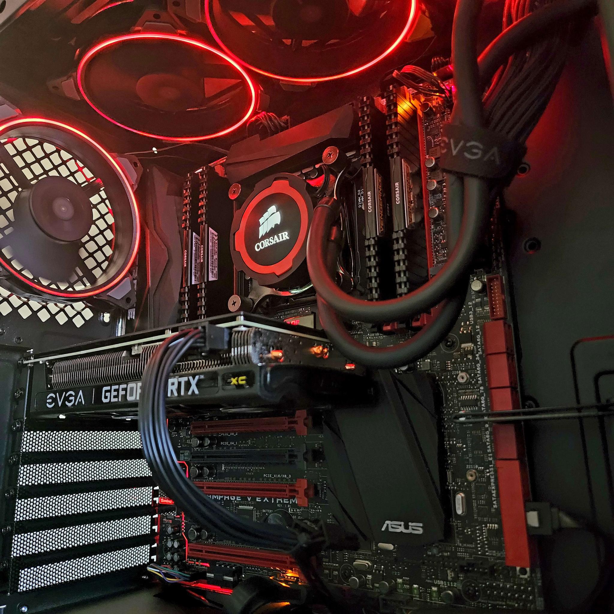 Intel Core i7 5960X // EVGA GeForce RTX 3060 // Corsair LPX 16GB 3000MHz