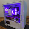 White RGB Mid-Range Gaming PC - Rx 5700xt, Ryzen 5 2600x, Micro ATX