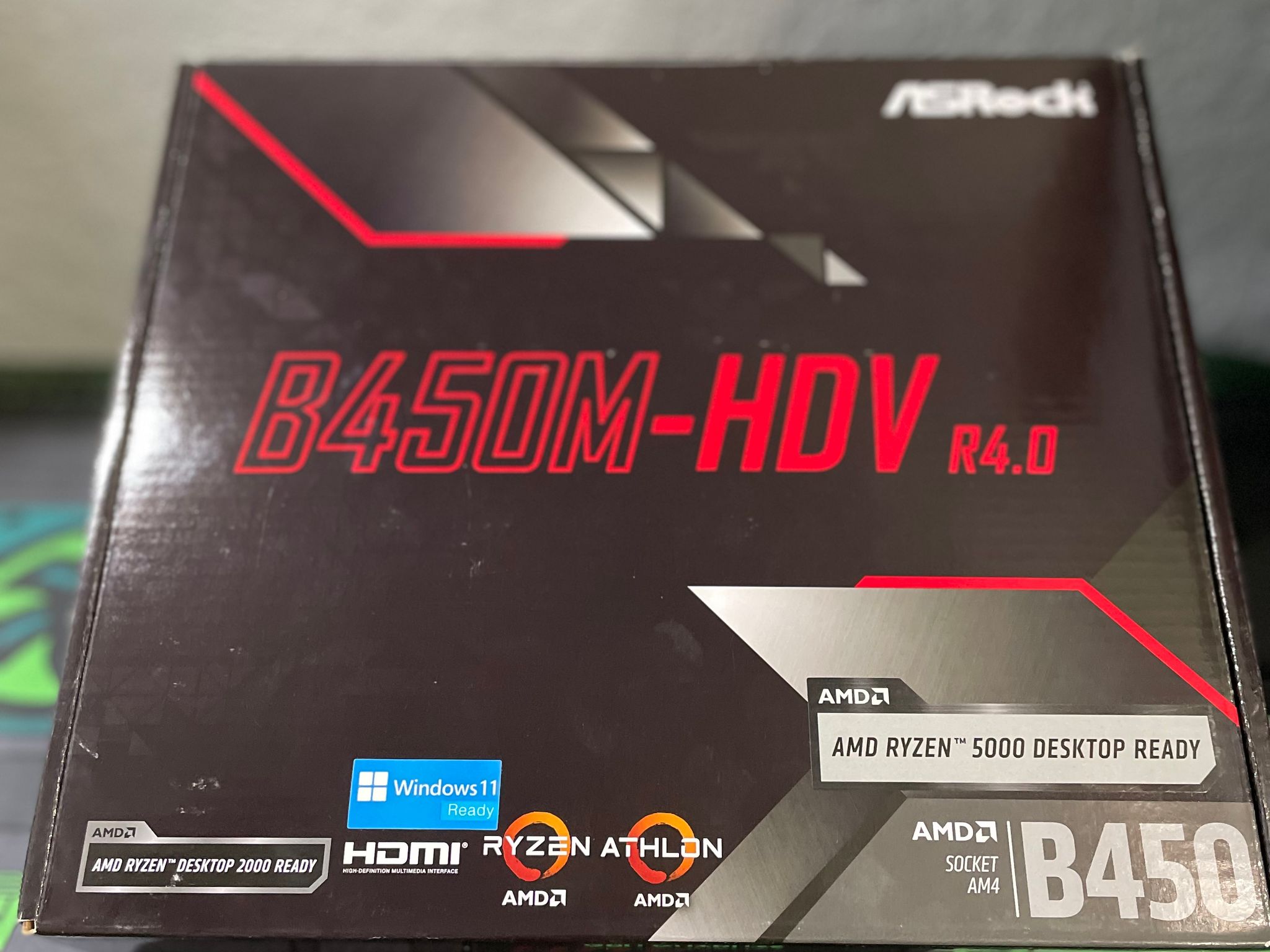 AMD Ryzen 5 4500 + ASRock B450M-HDV R4.0 CPU & Motherboard Combo (BIOS Updated!)