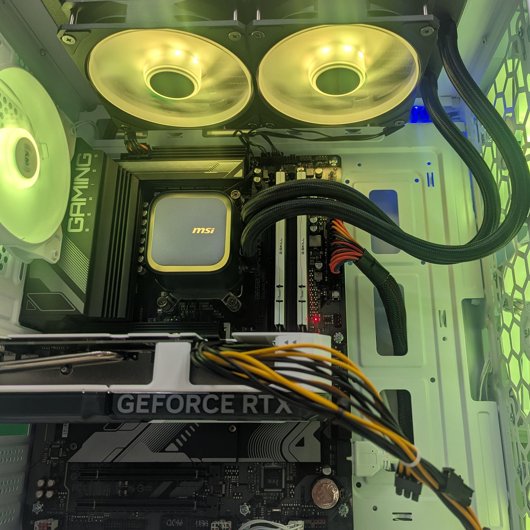 ❄️ Yuki | 4060 7600x ASUS Dual White |  Ryzen 5 AM5 | Clean White Build | 32GB DDR5 | 1TB NVMe