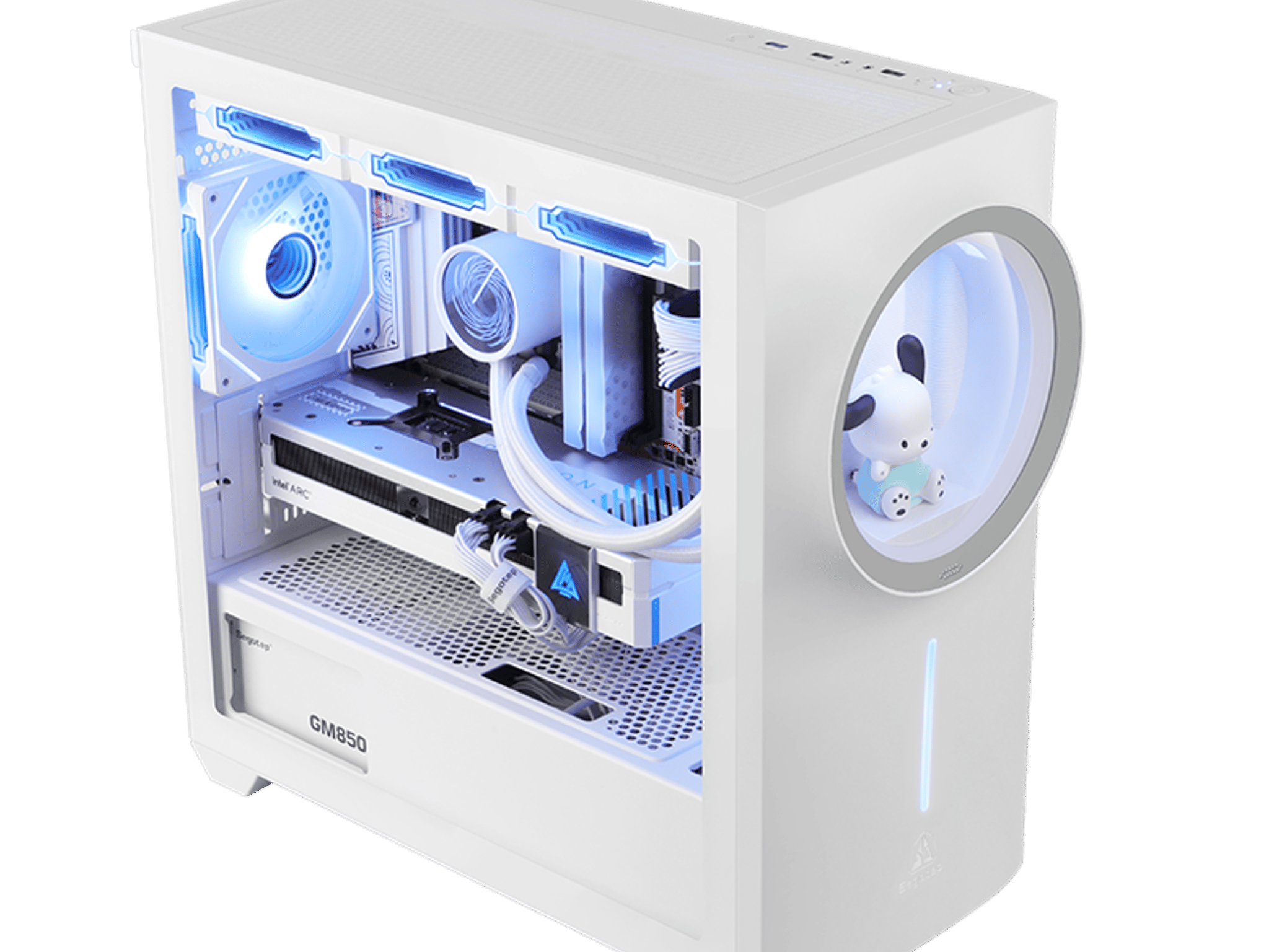 Segotep Nexus 1 Mid-Tower MATX/ITX Case  + Free HB-12 ARGB Fan & Blind Box Gift