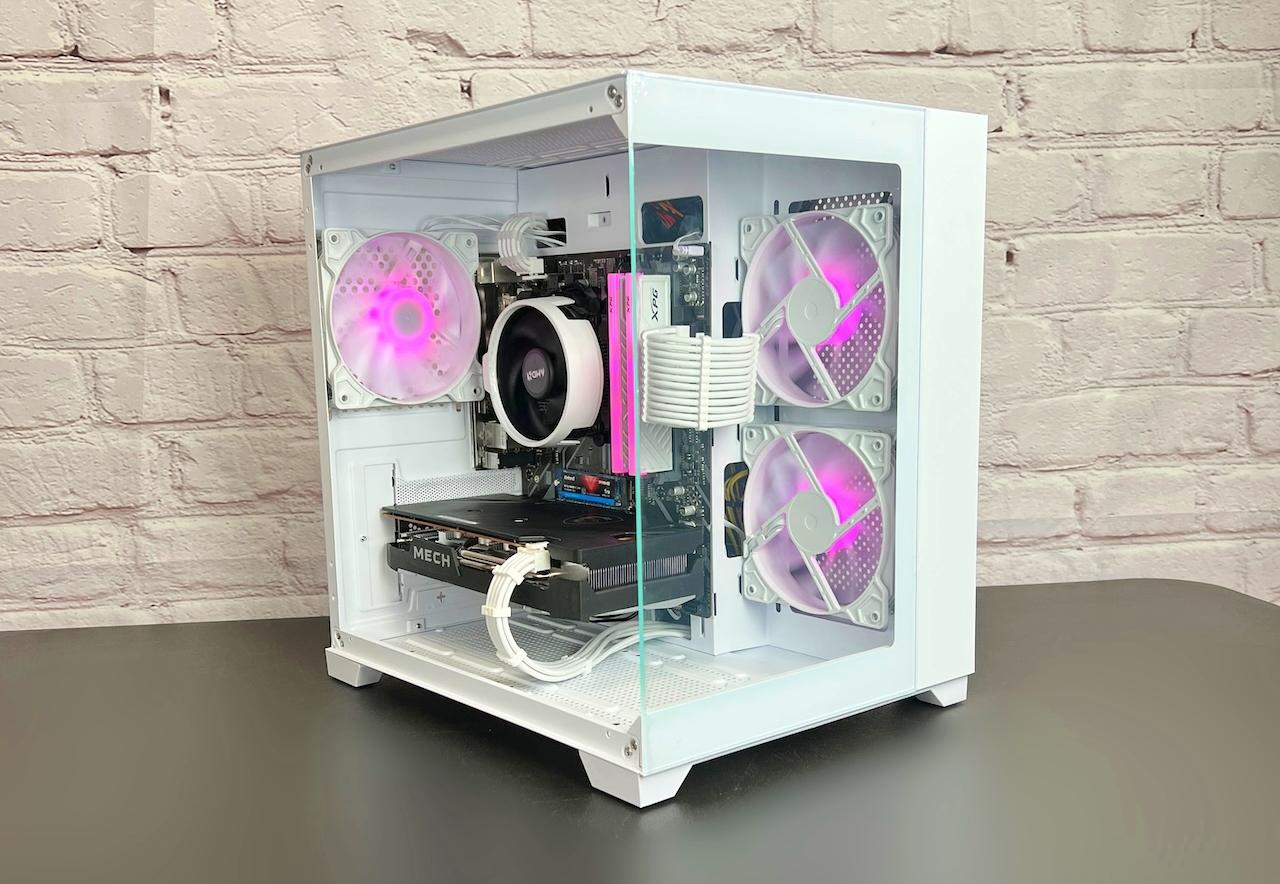 Ryzen 5 3600 RX 6600 16GB RAM 1TB M.2 Wifi 5 Bluetooth Window 10 Gaming PC