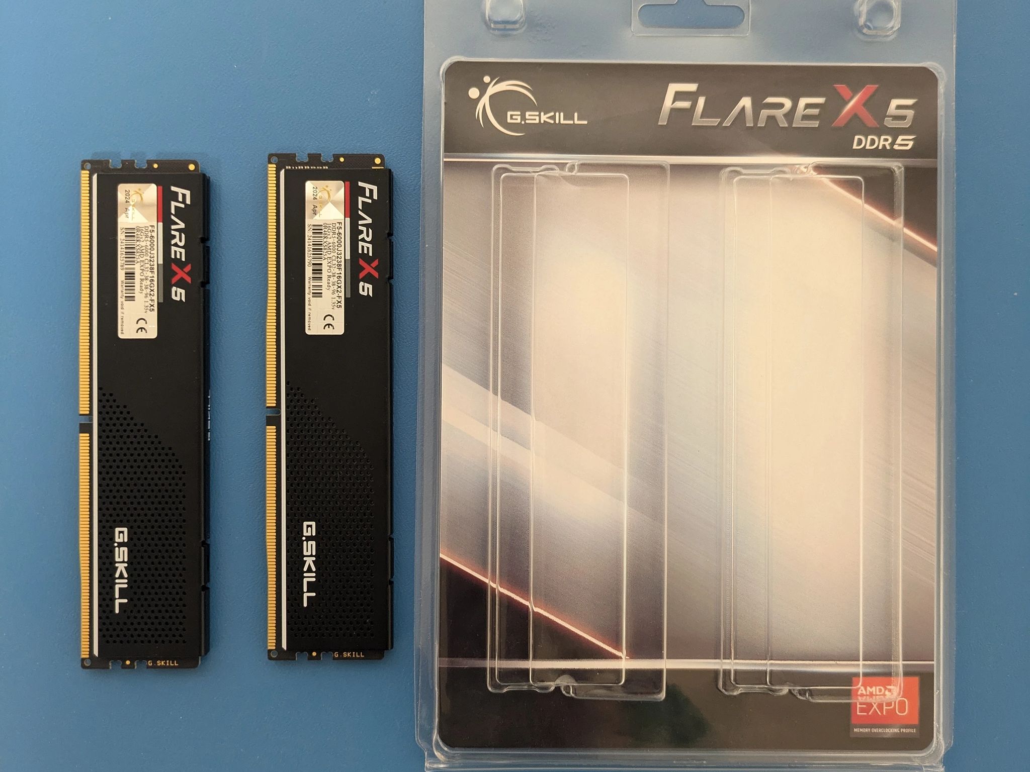 G.Skill Flare X5 32GB (16GB x2) DDR5-6000 CL32-38-38-96 1.35V