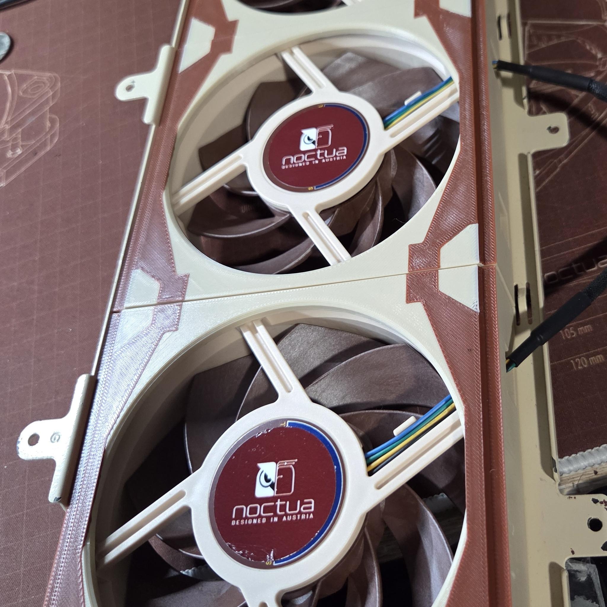 Noctua Custom 360mm Fan Frames 1 set (4) No Fans Only Frames