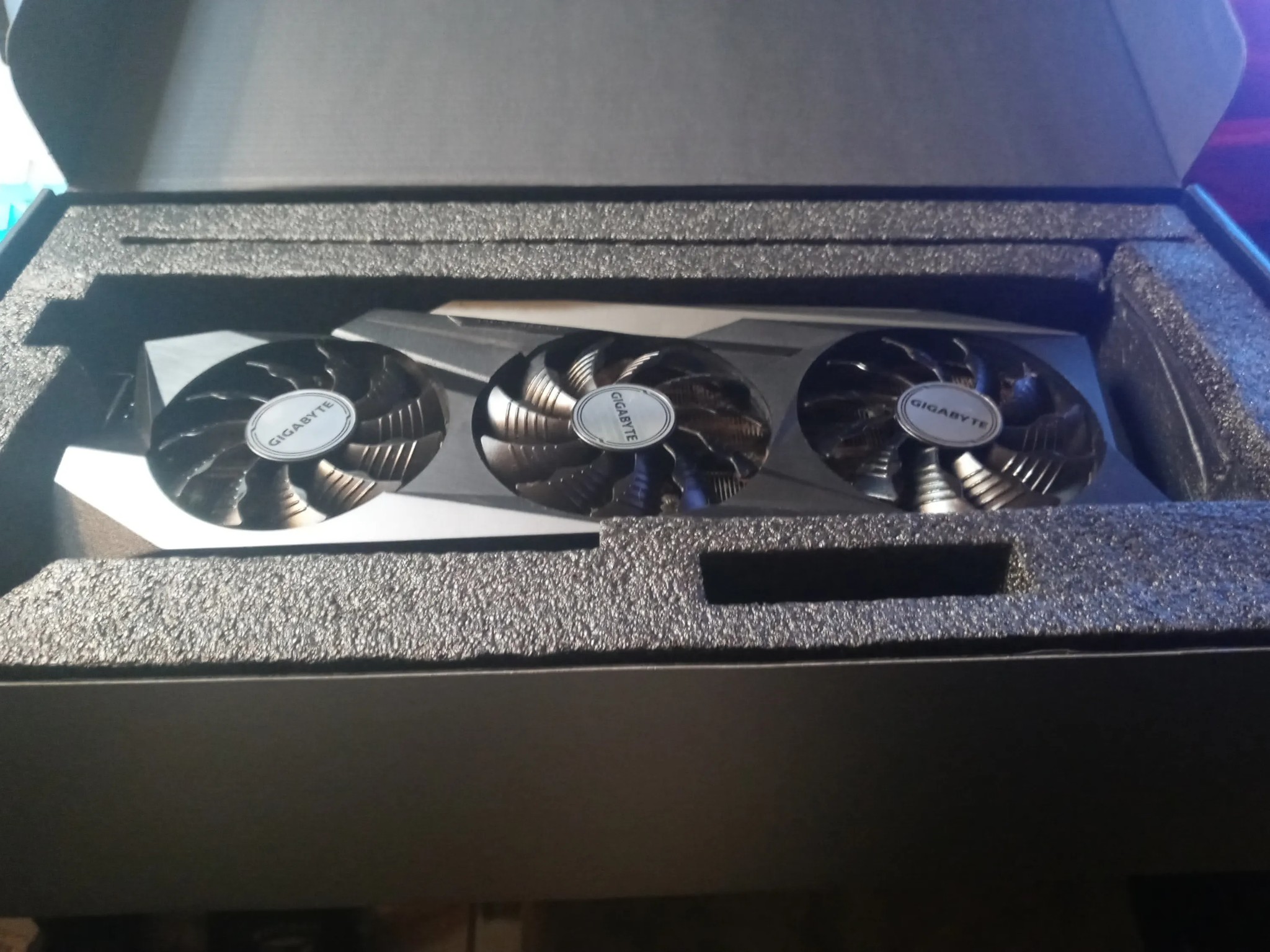 Gigabyte 3080 with ROG STRIX riser cable