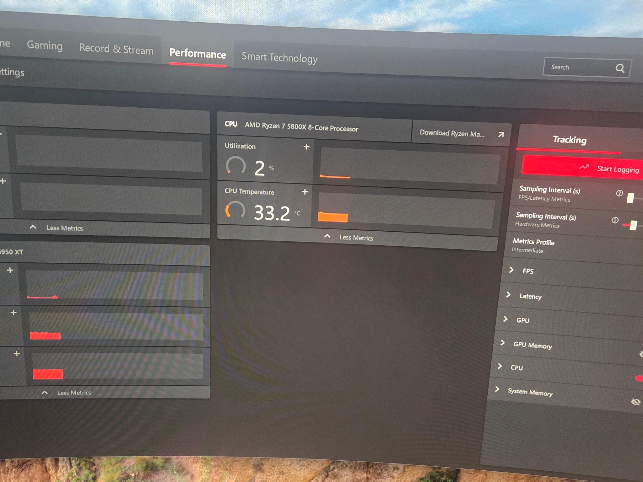 RX 6950xt - ryzen 7 5800x