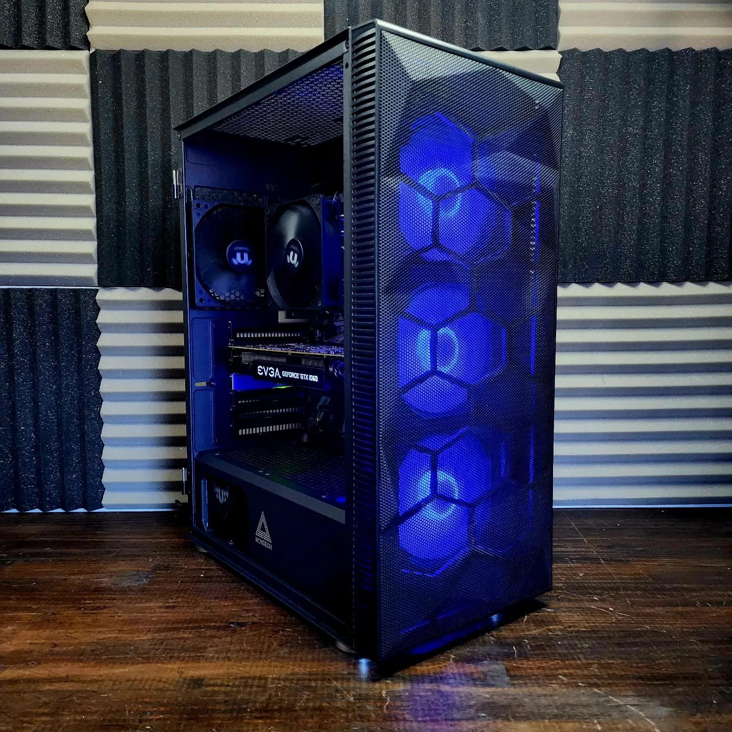 🖤💙🖤 EVGA GTX 1060 FTW // Intel Core i3 9100 // Corsair LPX 8GB 2400MHz