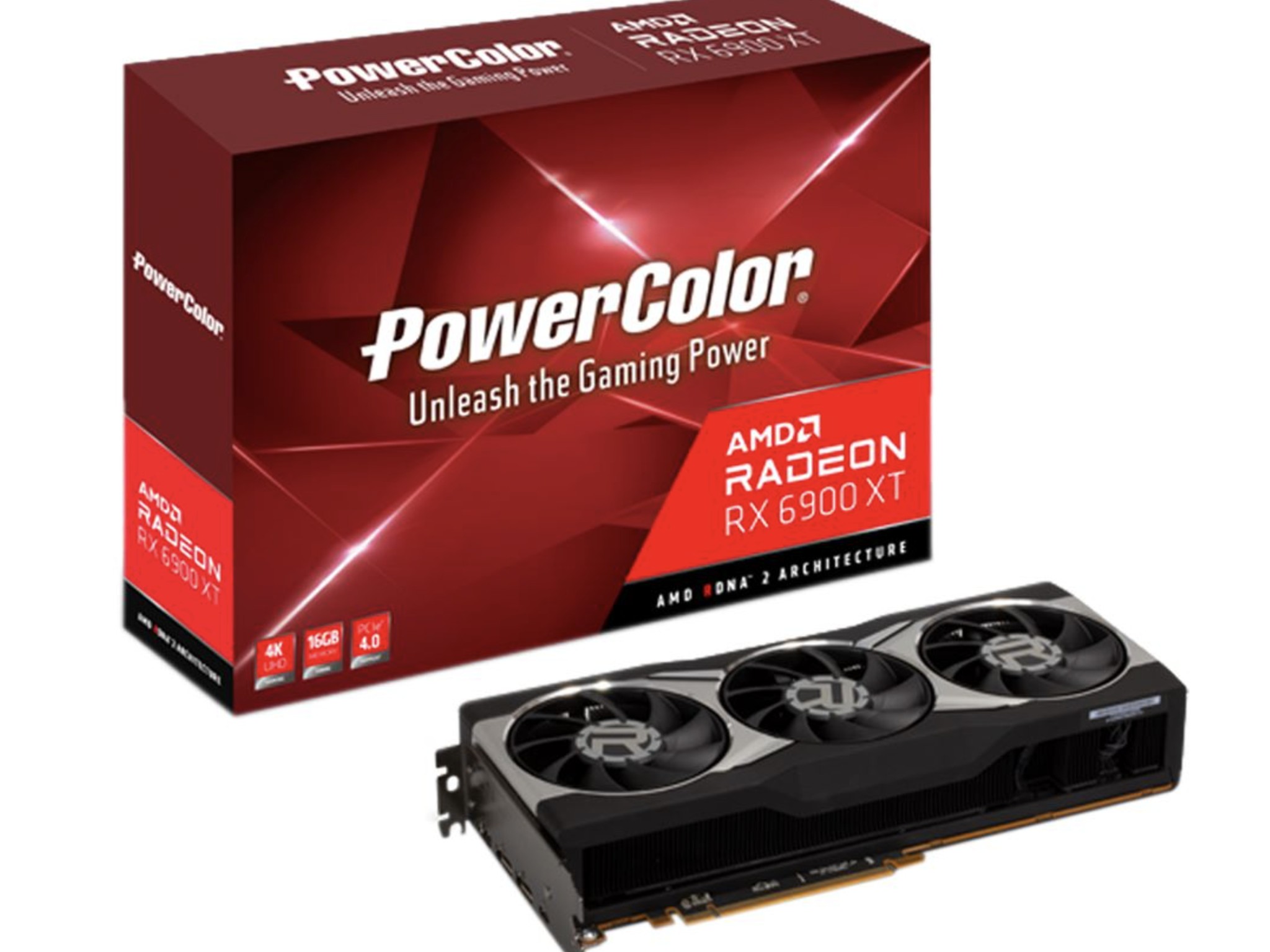PowerColor AMD Radeon RX 6900 XT Triple-Fan 16GB GDDR6 PCIe 4.0 Graphics Card